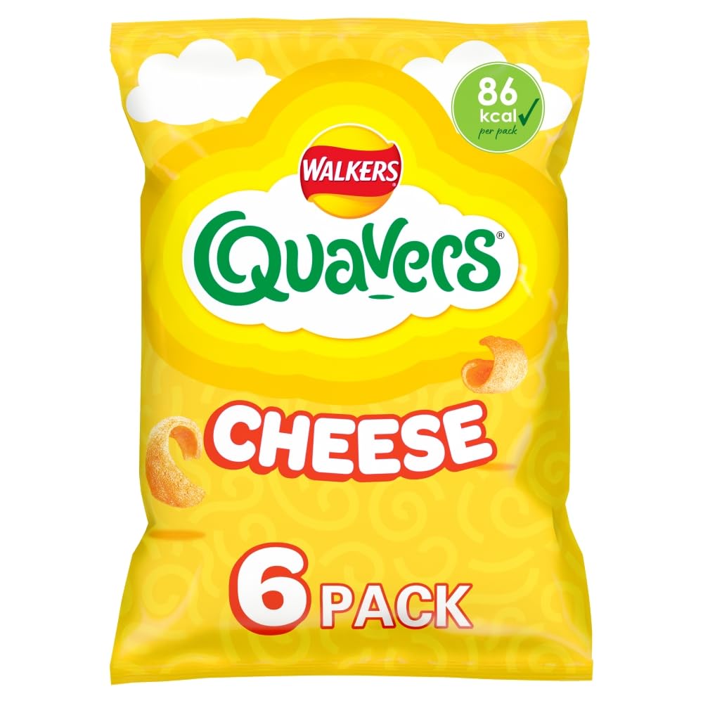 Walkers Quavers Käse-Multipack-Snacks 6x16g