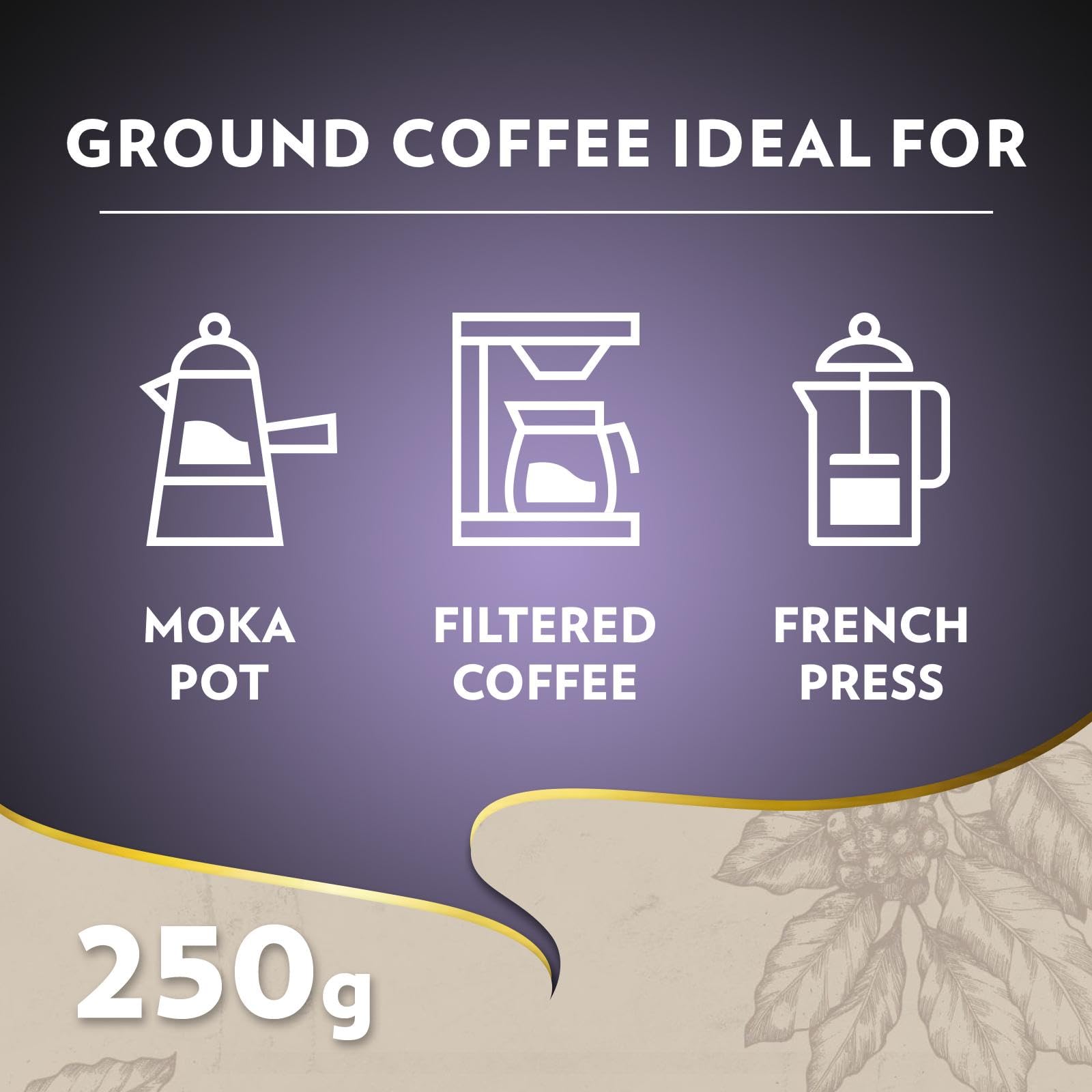 Lavazza Espresso Barista Intenso – Gemahlener Kaffee für Mokkakanne & French Press