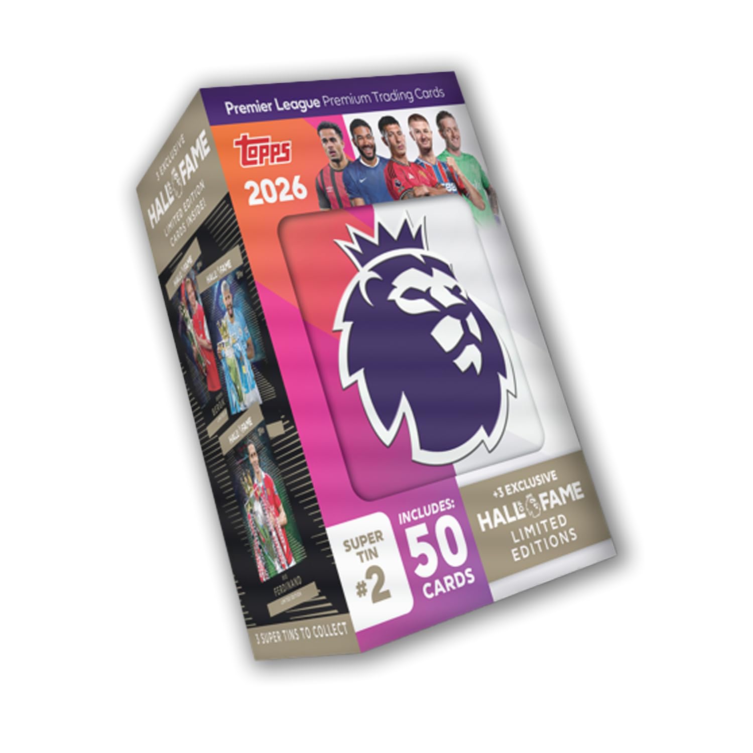 Topps Premier League 2026 – Debütausgabe – Hall of Fame Super Tin Nr. 2