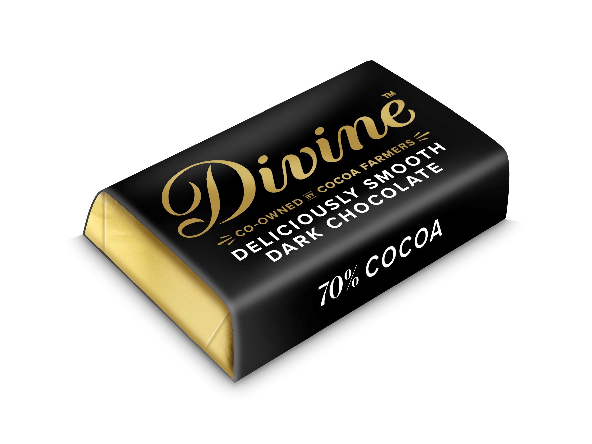Divine – 70 % dunkle Schokoladen-Miniriegel (100 x 4,2 g)