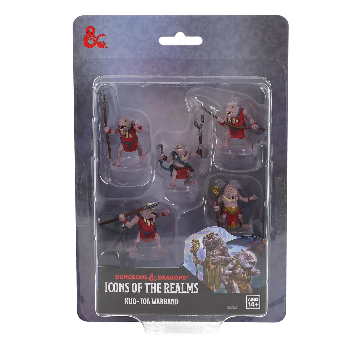 WizKids D&D Icons of the Realms Kuo-Toa Warband 5er-Pack Miniaturen