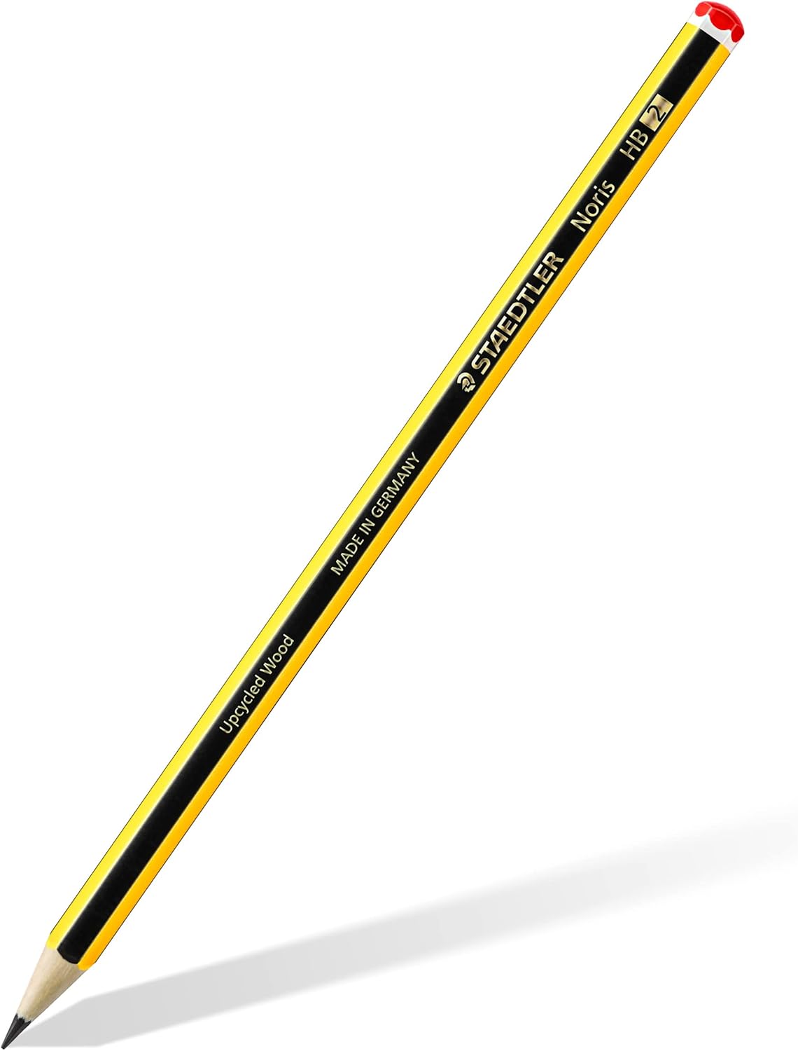 STAEDTLER Noris Graphitstifte – Skizzenset (6er-Pack) mit Radiergummi und Spitzer