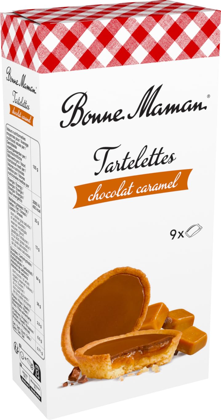 Bonne Maman - Tartelettes Chocolat Caramel, 135g (5er Pack)