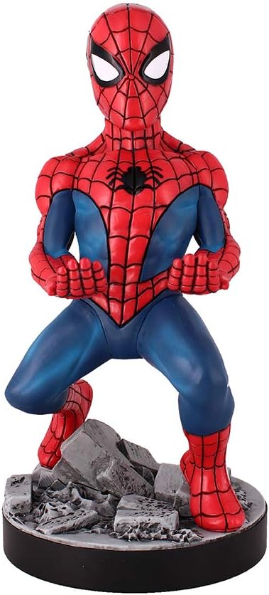 Spider-Man Classic Cable Guy – Controller- und Telefonhalterung mit 2-in-1-Ladekabel