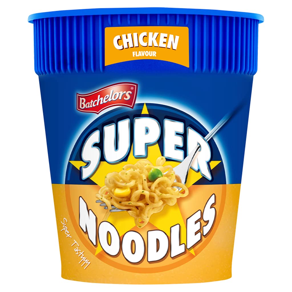 Batchelors Super Noodles Hühnergeschmack, 75 g Becher (1er Pack)