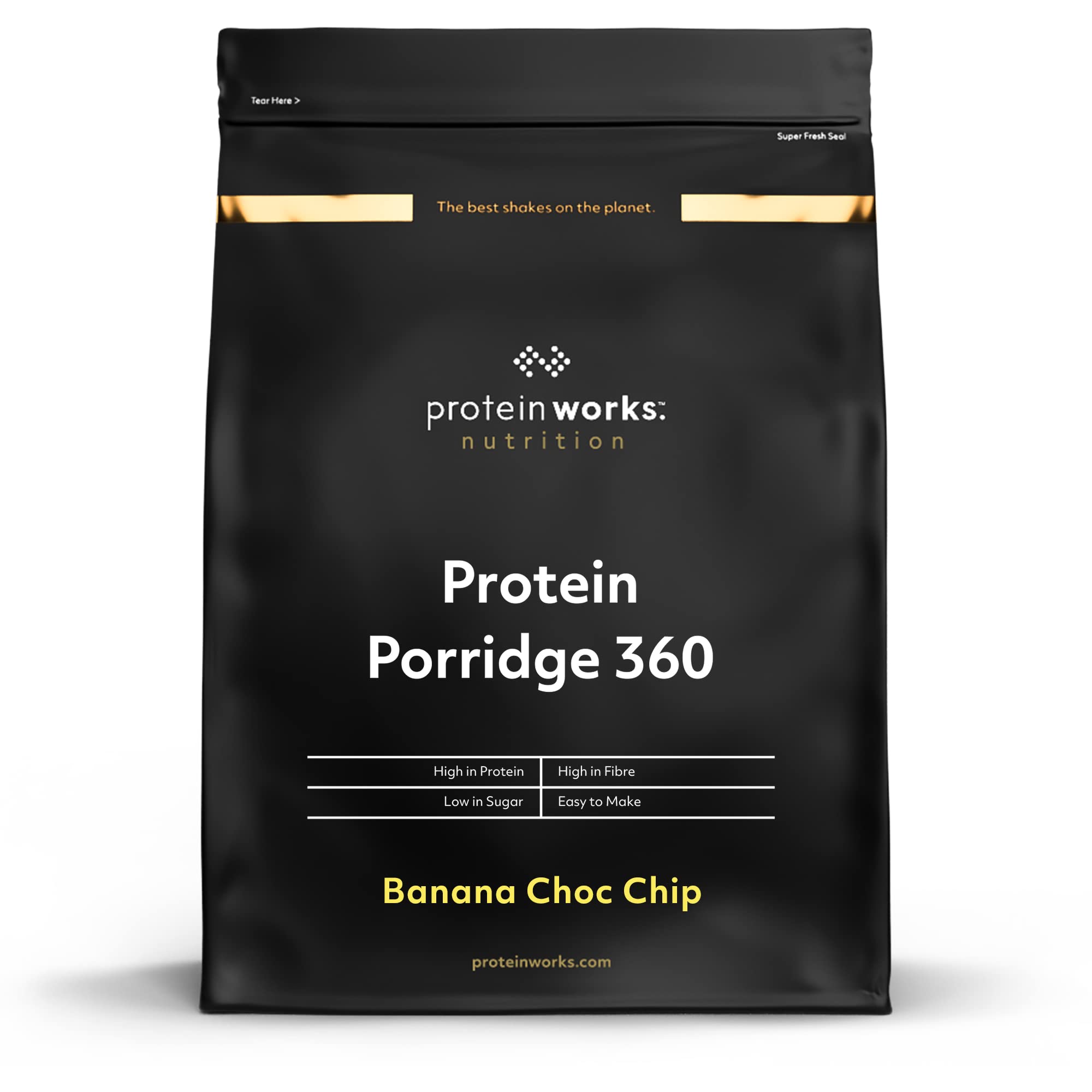 Protein Works - Protein Porridge 360, proteinreiches, zuckerarmes Frühstück, 1 kg