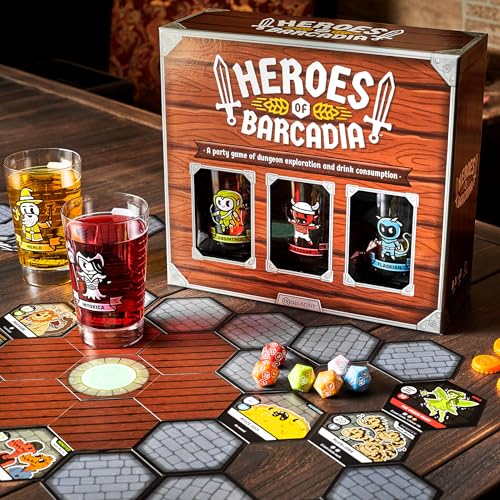 Rollacrit Corp Heroes of Barcadia Brettspiel (RCHOBBRD-BGRE-STD)