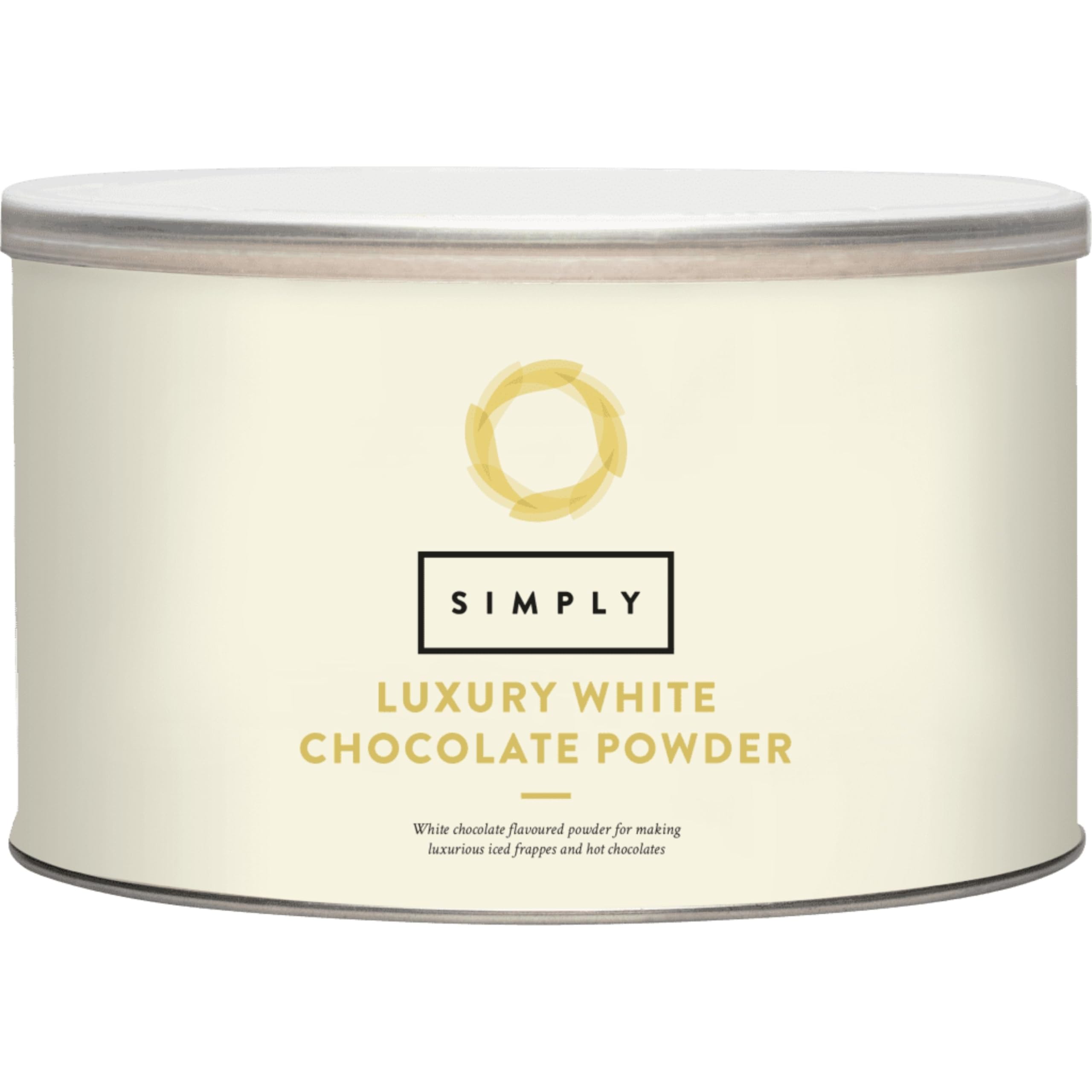 Simply – Luxuriöses weißes heißes Schokoladenpulver für sanfte und cremige Getränke