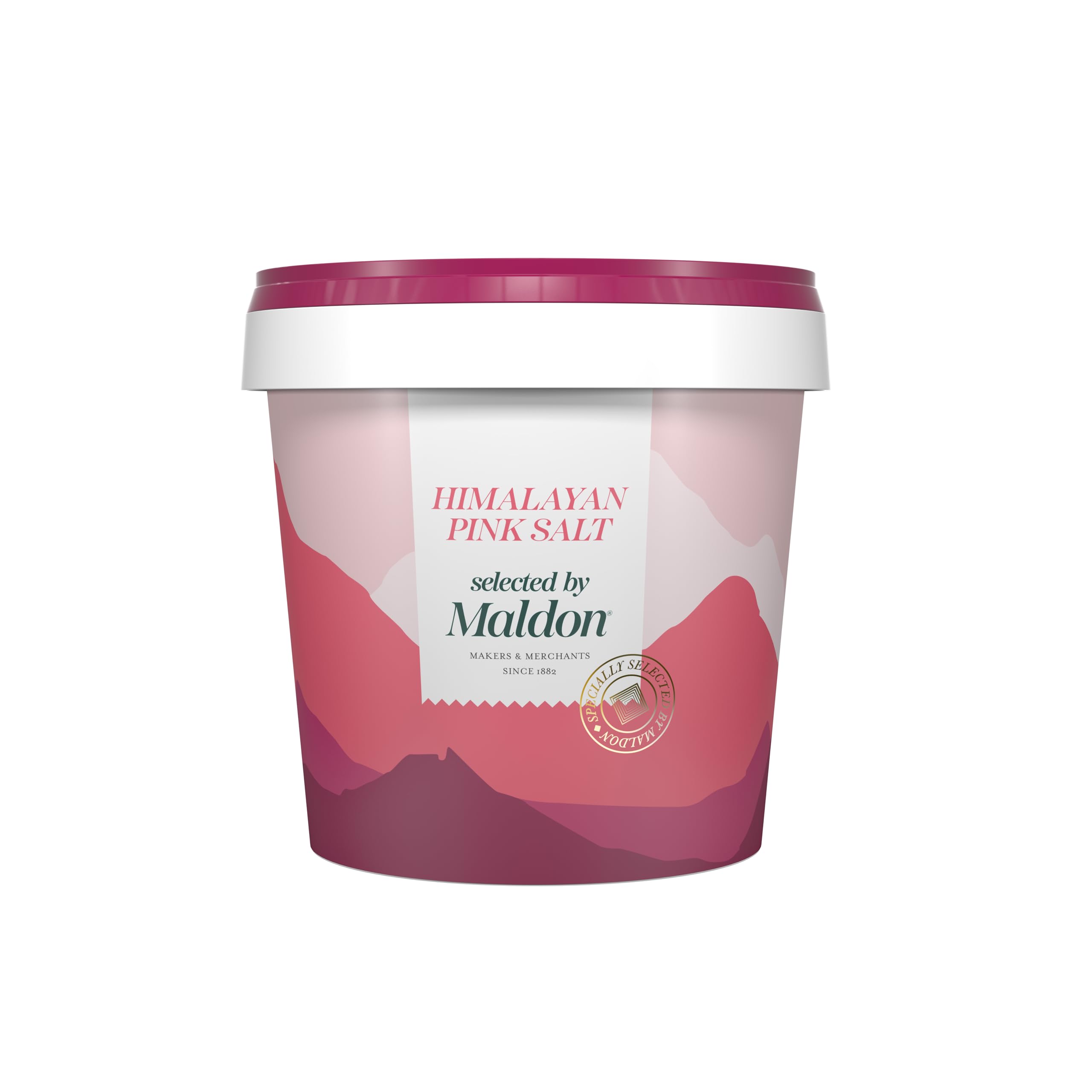 Maldon – Rosa Himalaya-Salz, grobes Steinsalz, 1 kg