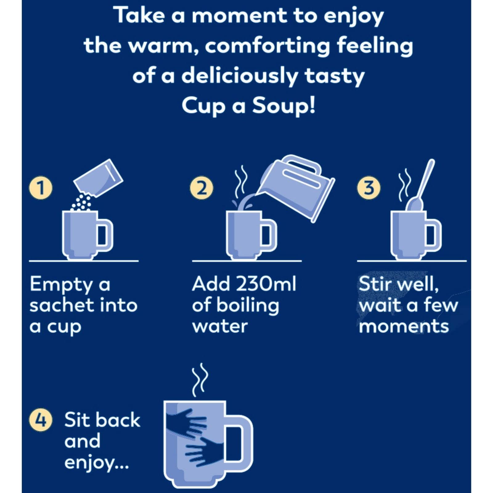 Batchelors Cup a Soup – Spargelcreme mit Croutons, Instant-Suppenbeutel