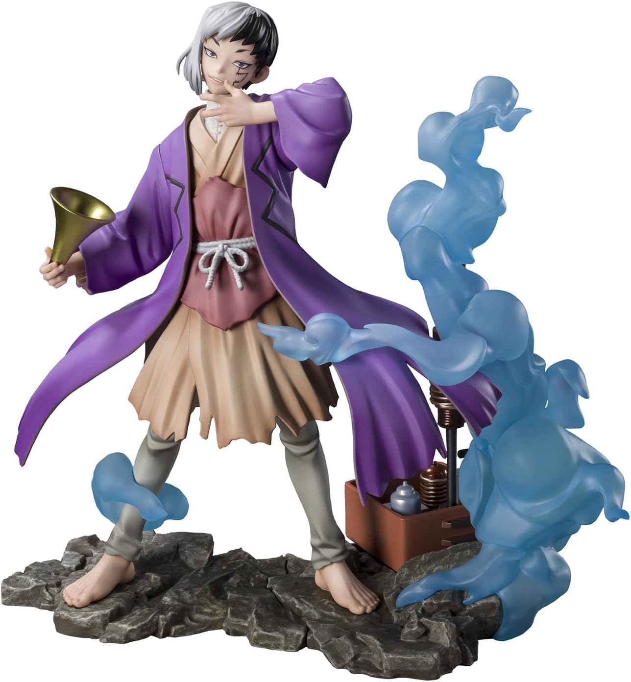 TAMASHII NATIONS FiguartsZERO Dr. Stone – Gen Asagiri PVC-Statue (63735-2)