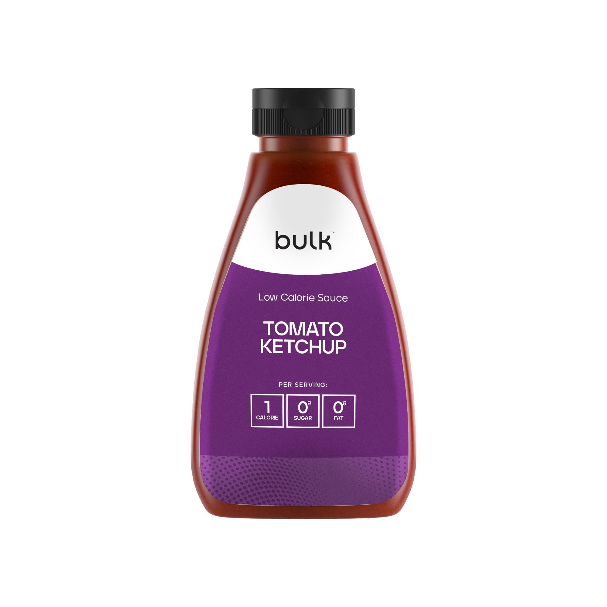 Kalorienarme Tomatenketchup-Sauce in großen Mengen, 425 g, zuckerarm, fettfrei, 1 kcal pro Portion
