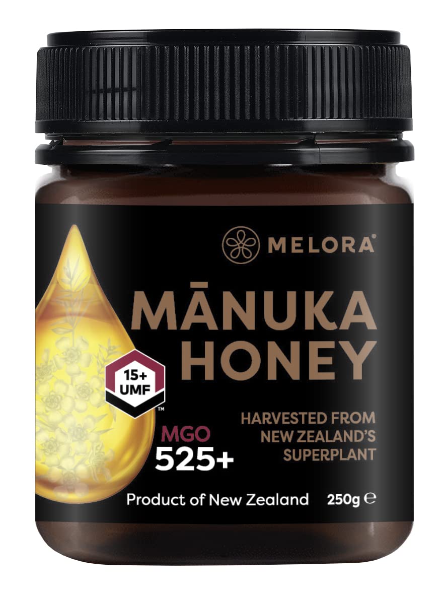 Melora 525 MGO Manuka-Honig – 250 g – 15+ UMF – 100 % rein und rückverfolgbar