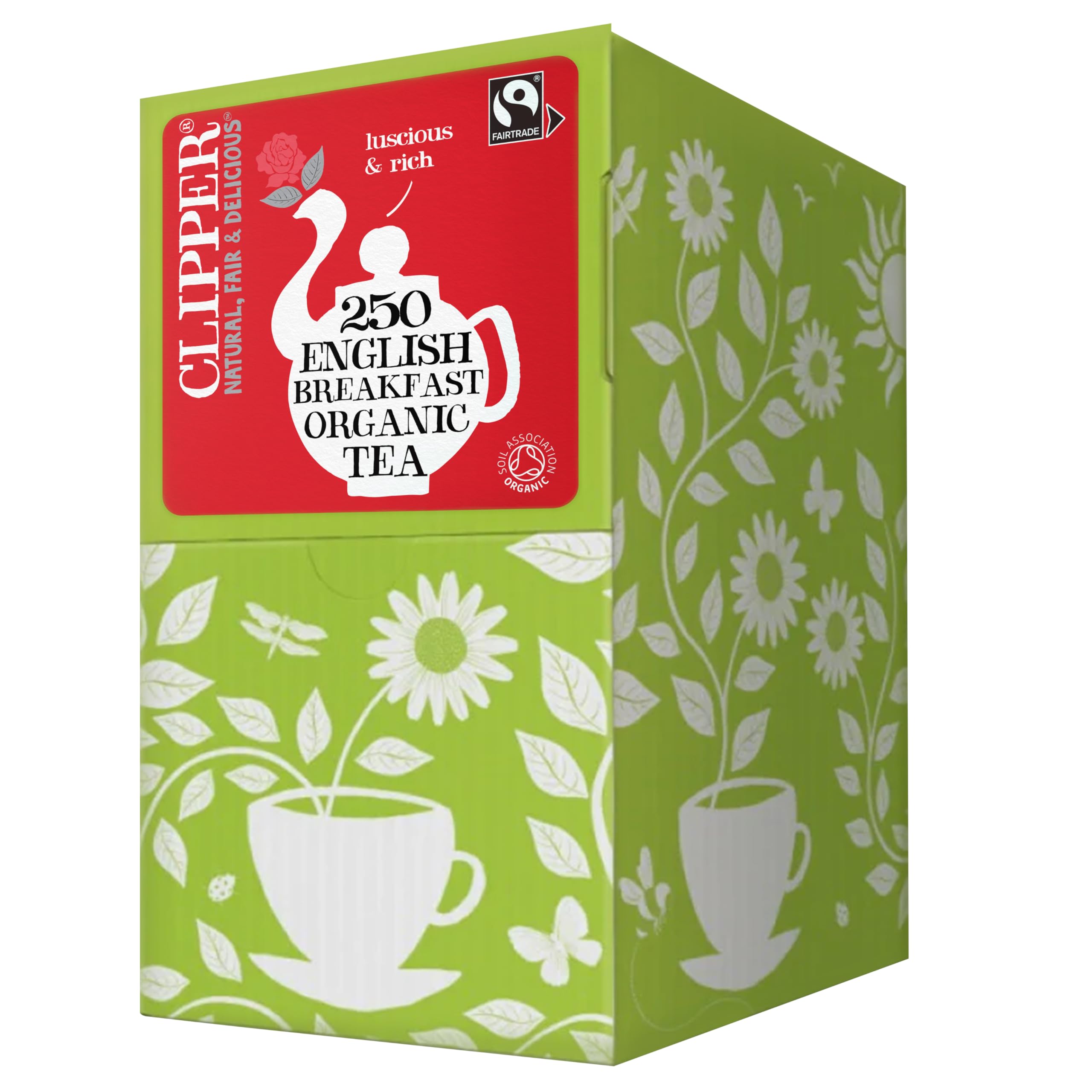 Clipper - Bio English Breakfast Teebeutel 250 einzeln verpackt