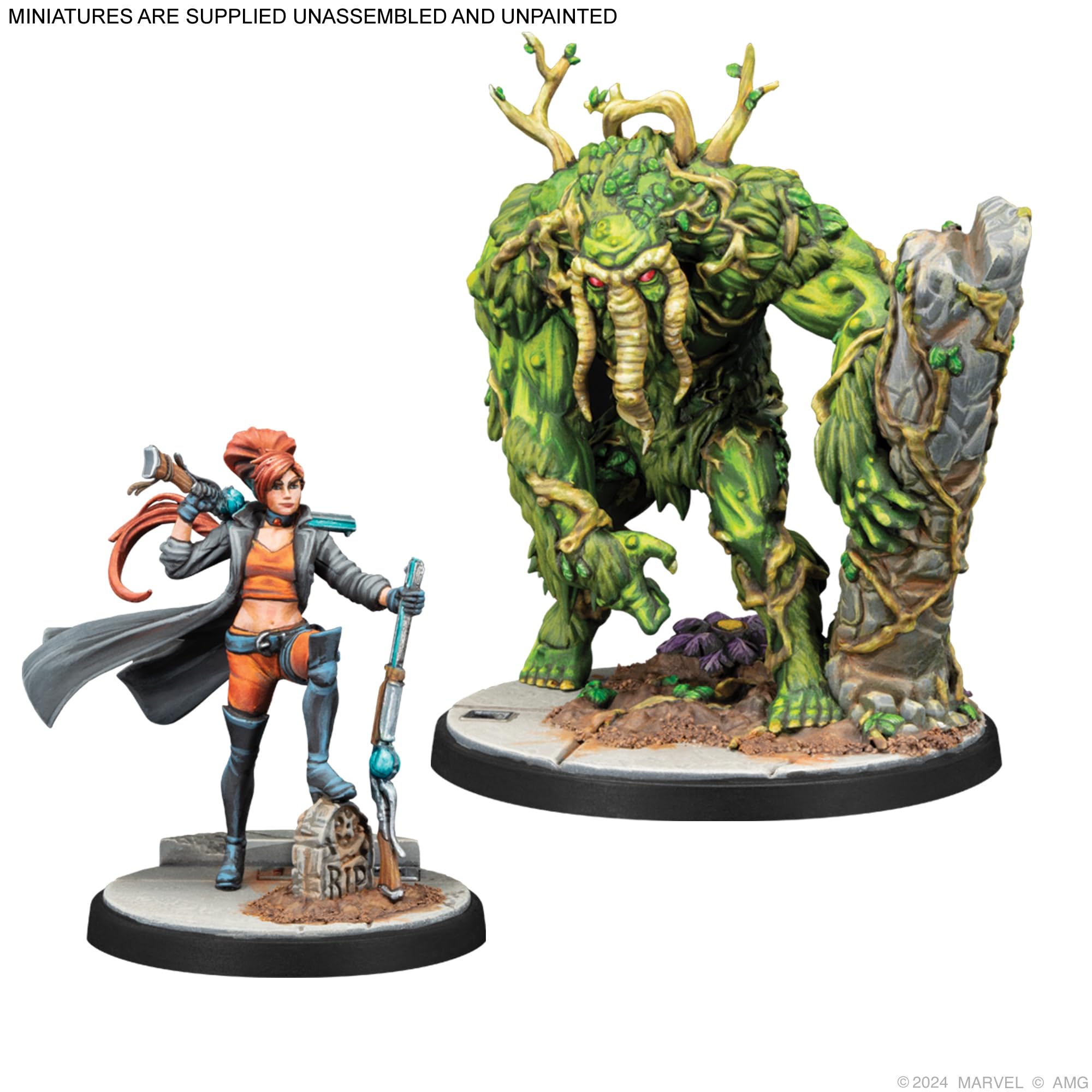 Atomic Mass Games Marvel Crisis Protocol: Elsa Bloodstone & Man-Thing Charakterpaket