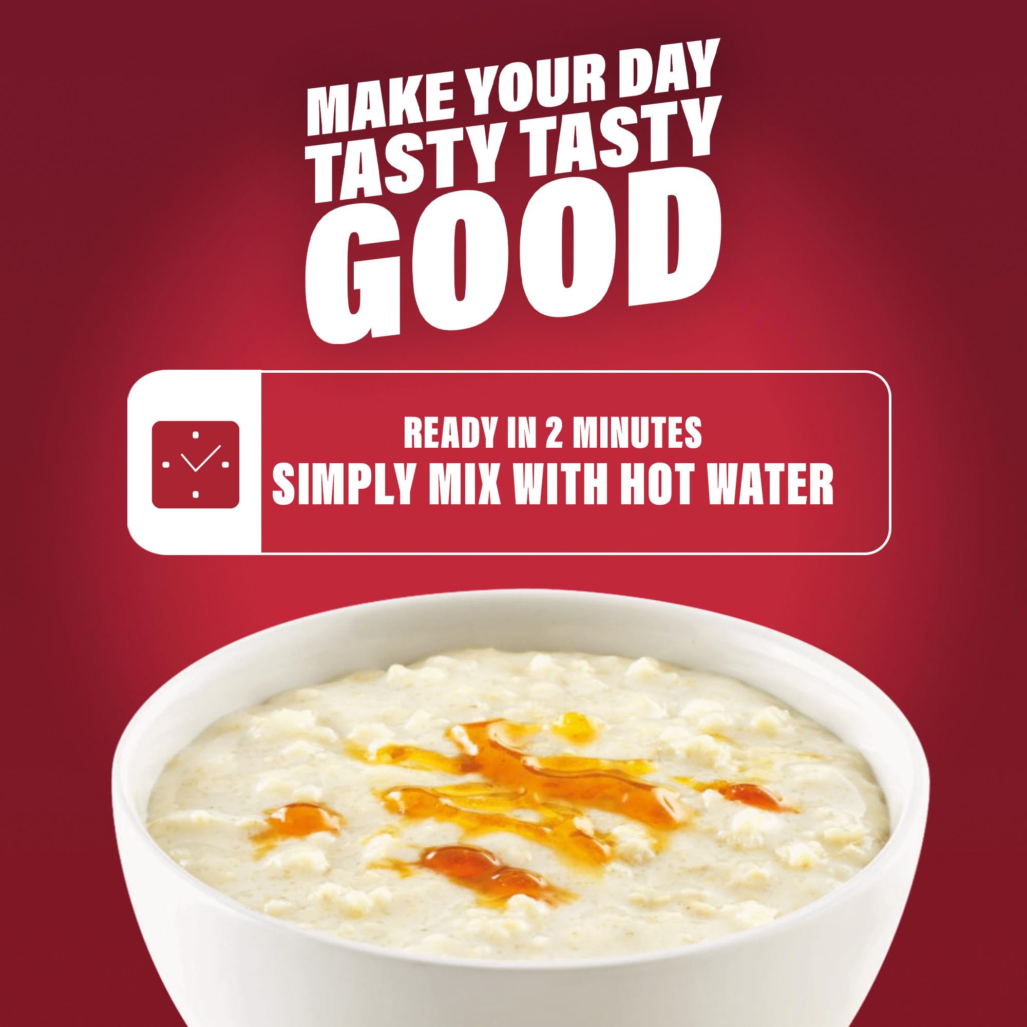 SlimFast Golden Syrup Flavour Porridge, No Added Sugar, High in Protein, 29g