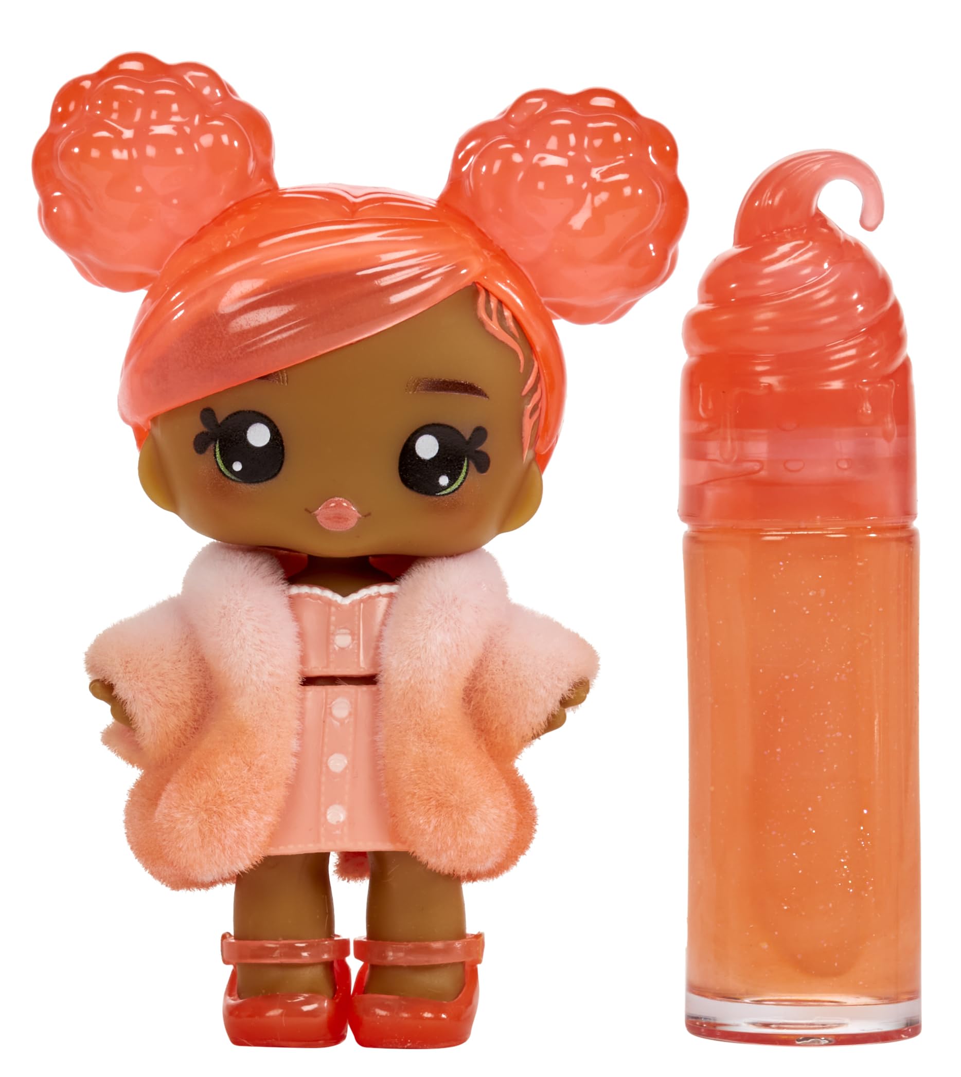 Yummiland Piper Peach Puppe – Duftfigur mit DIY-Lipgloss-Set – ab 4 Jahren