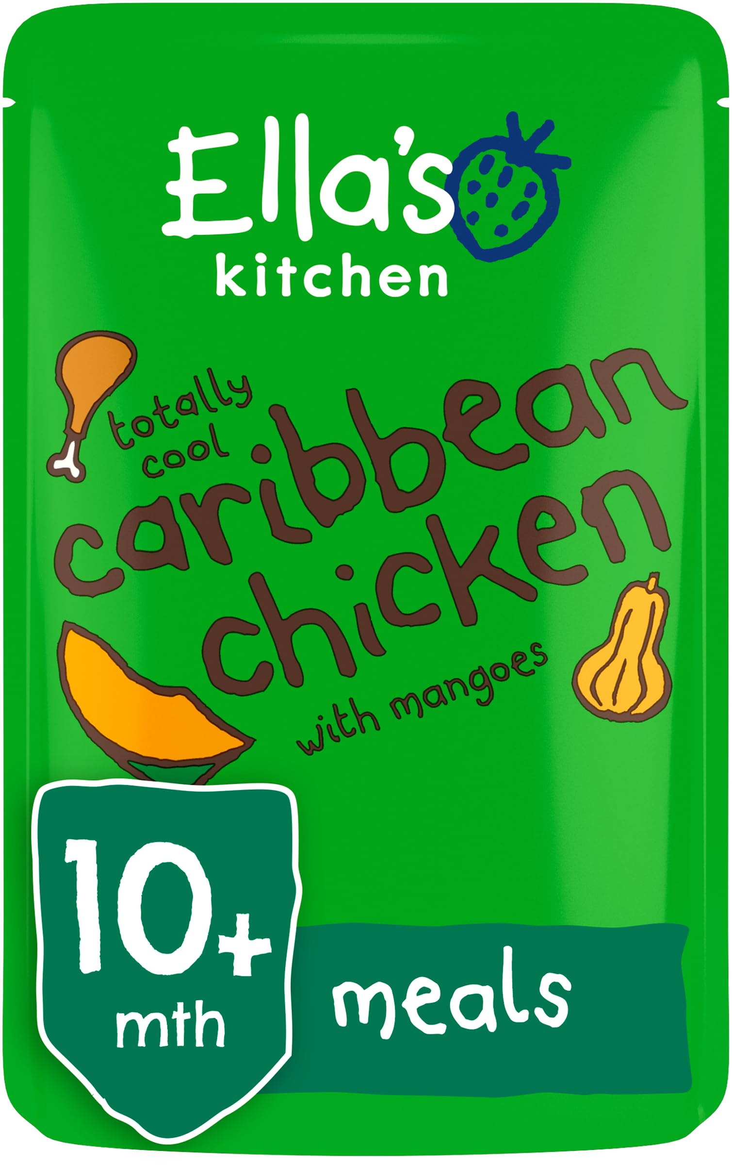 Ella's Kitchen Bio-Karibik-Hähnchen mit Mangos, 190 g