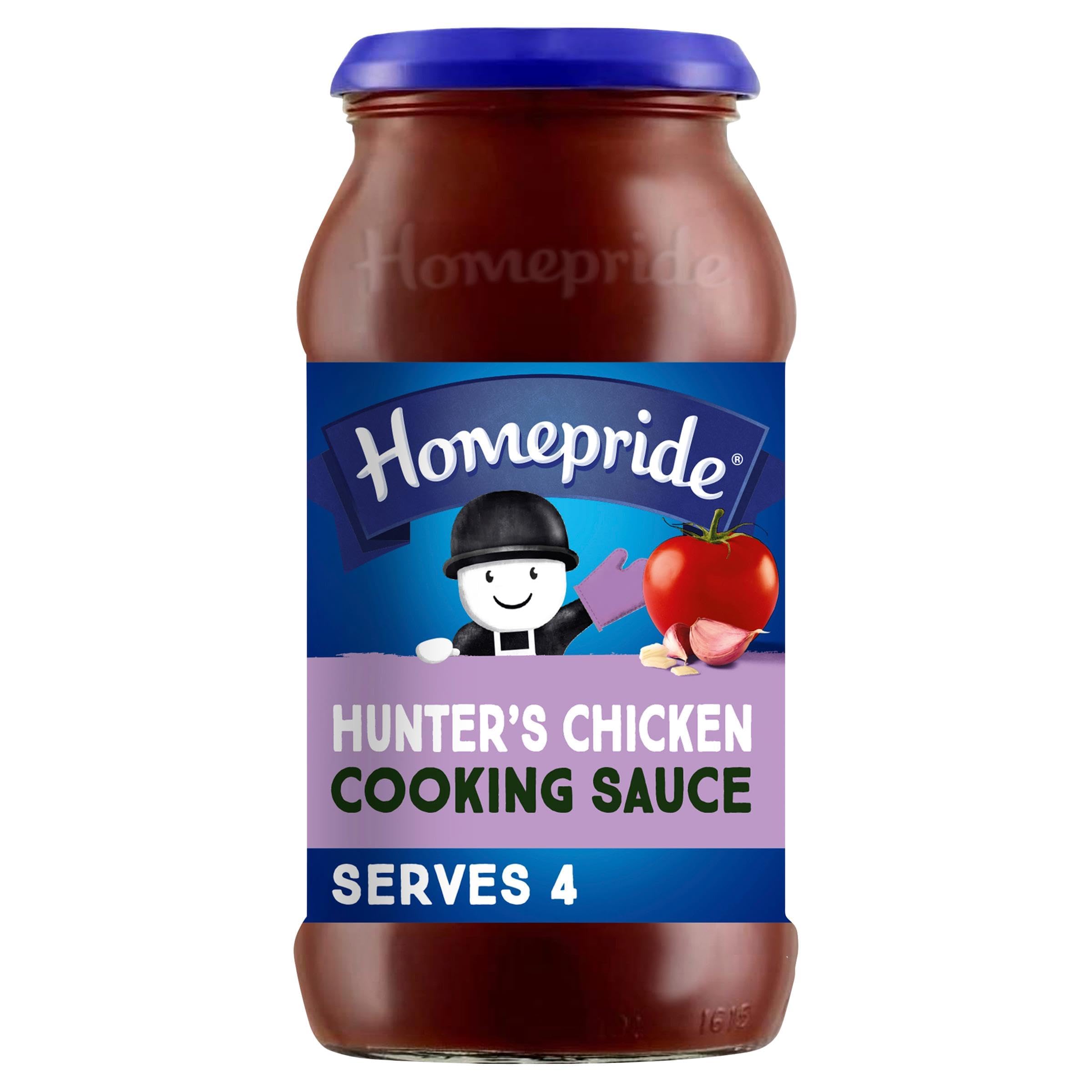 Homepride Süß-rauchige Hunter's Chicken Kochsauce, 485 g Glas