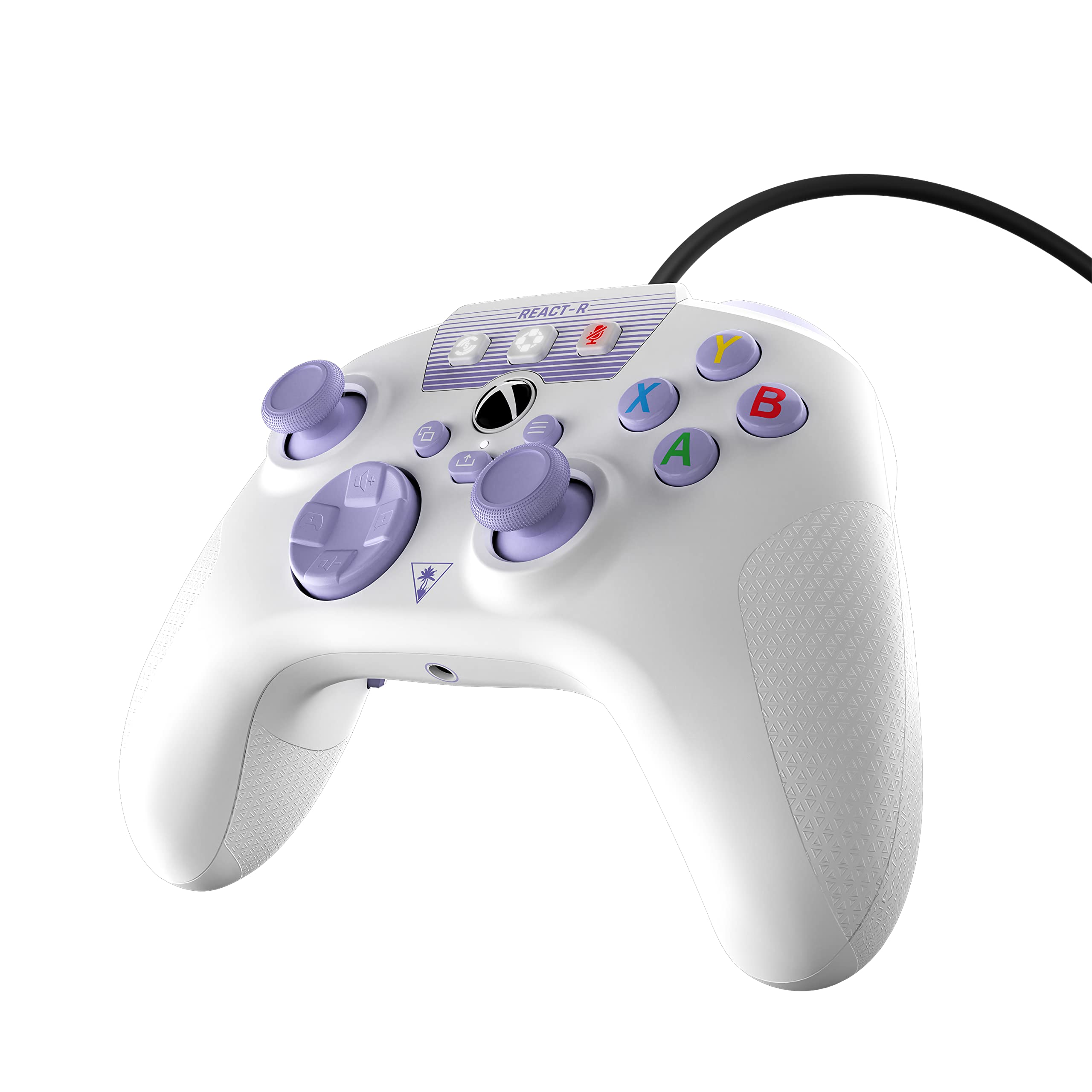 Turtle Beach REACT-R Controller Weiß/Lila – Xbox Series X|S, Xbox One, PC