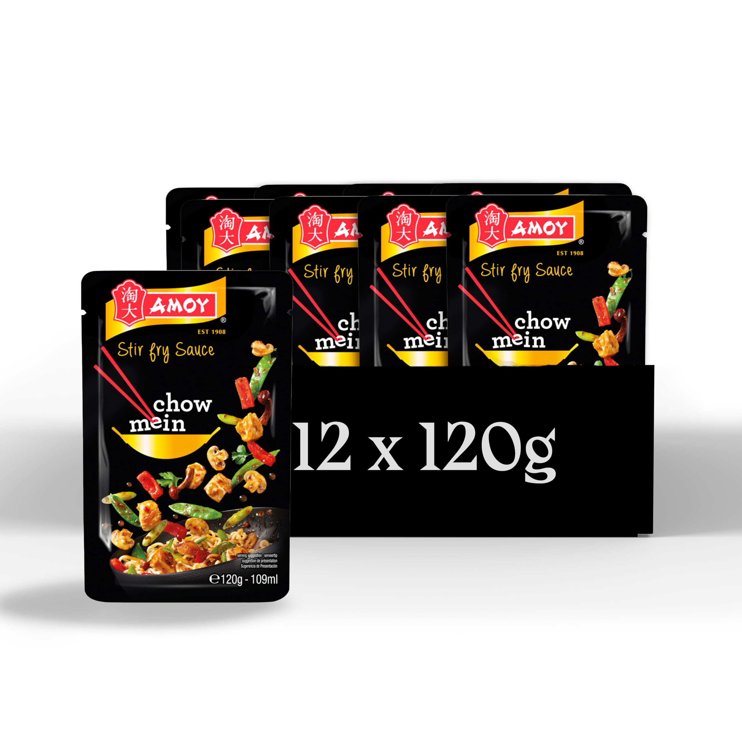 Amoy Chow Mein Pfannensauce, 120 g (12er-Packung)