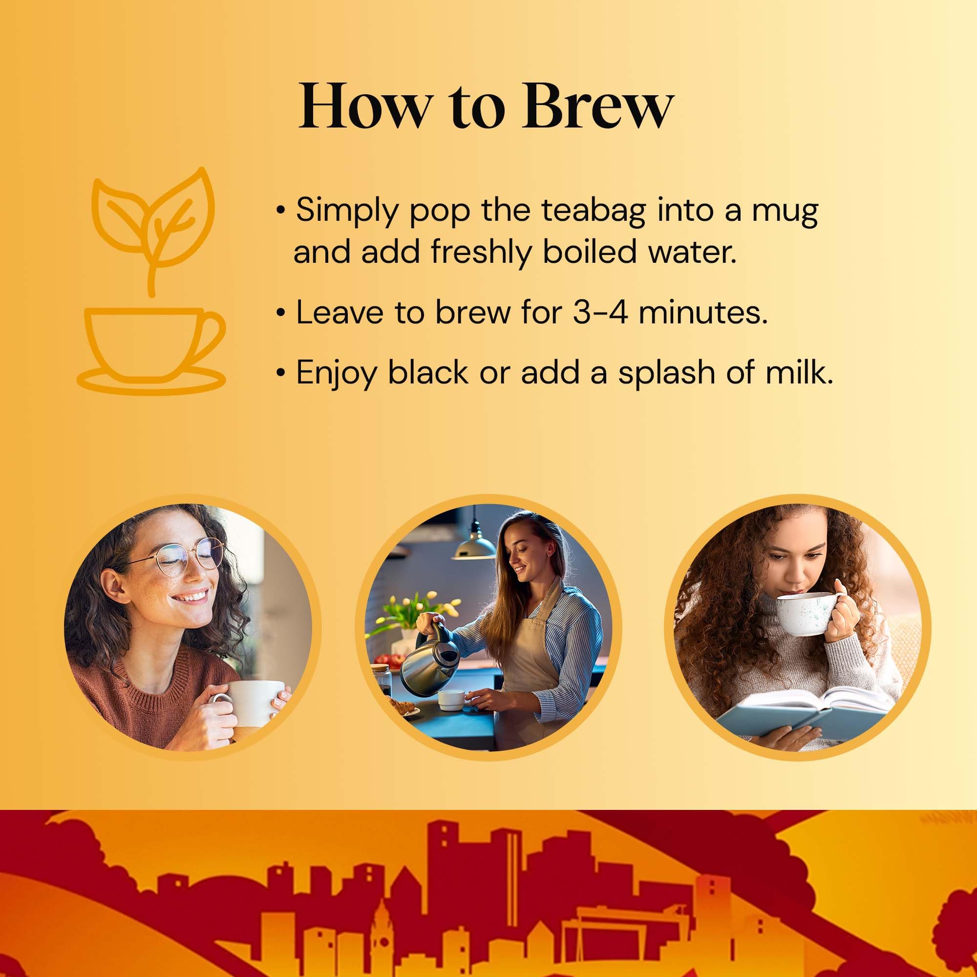 Twinings Nambarrie Strong Black Tea | Bold & Full of Flavour | 4 x 80 Tea Bags