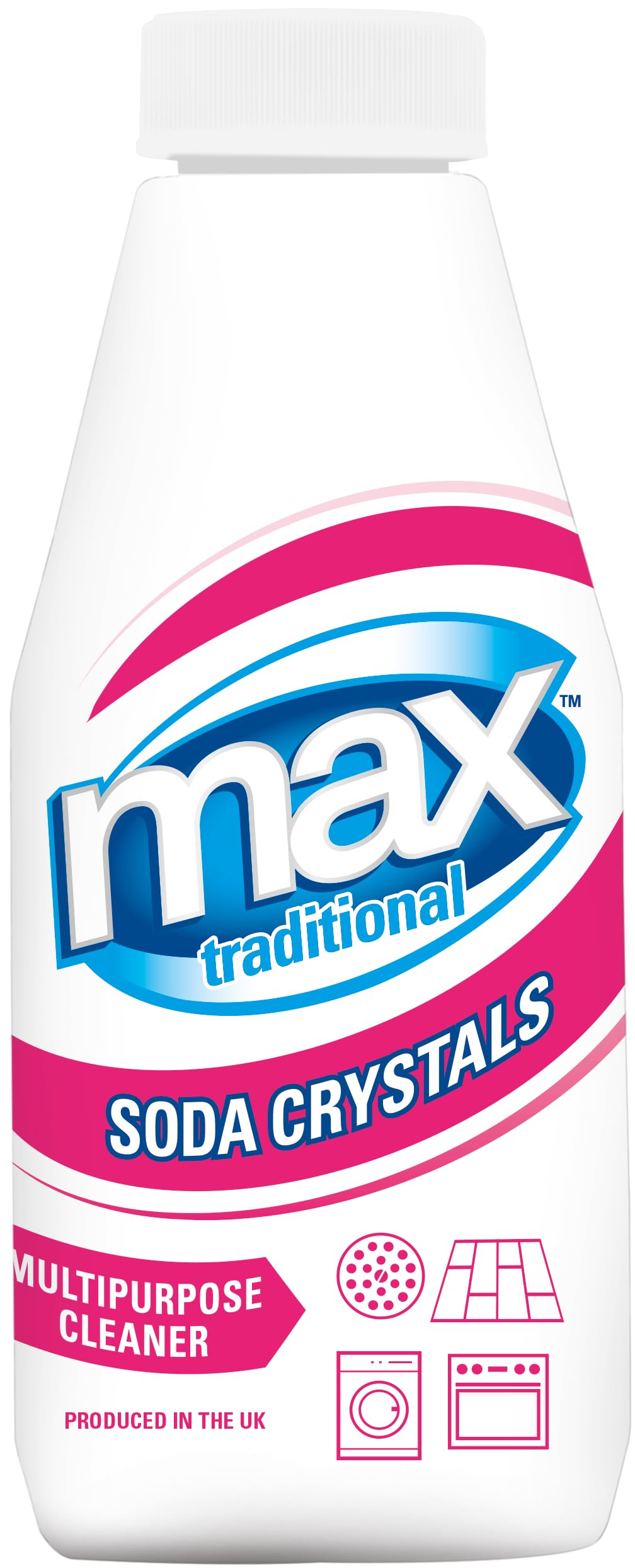 Max Traditionelle Sodakristalle – 500 g | Natürlicher Allzweckreiniger für die Reinigung zu Hause und im Freien