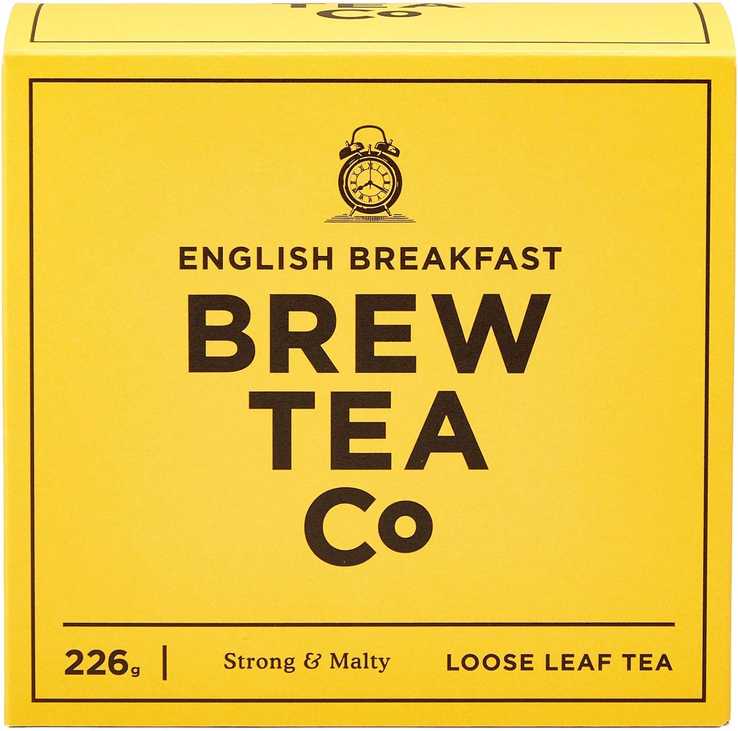 Brew Tea Co English Breakfast Loser Blatttee – Stark und malzig – 226 g