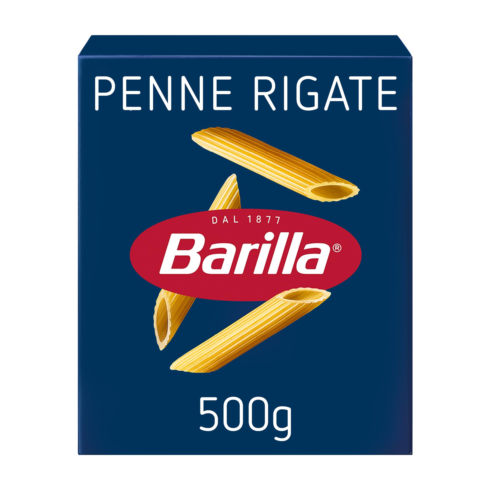 Barilla Penne Rigate – Authentische italienische Pasta aus Hartweizen – 500 g