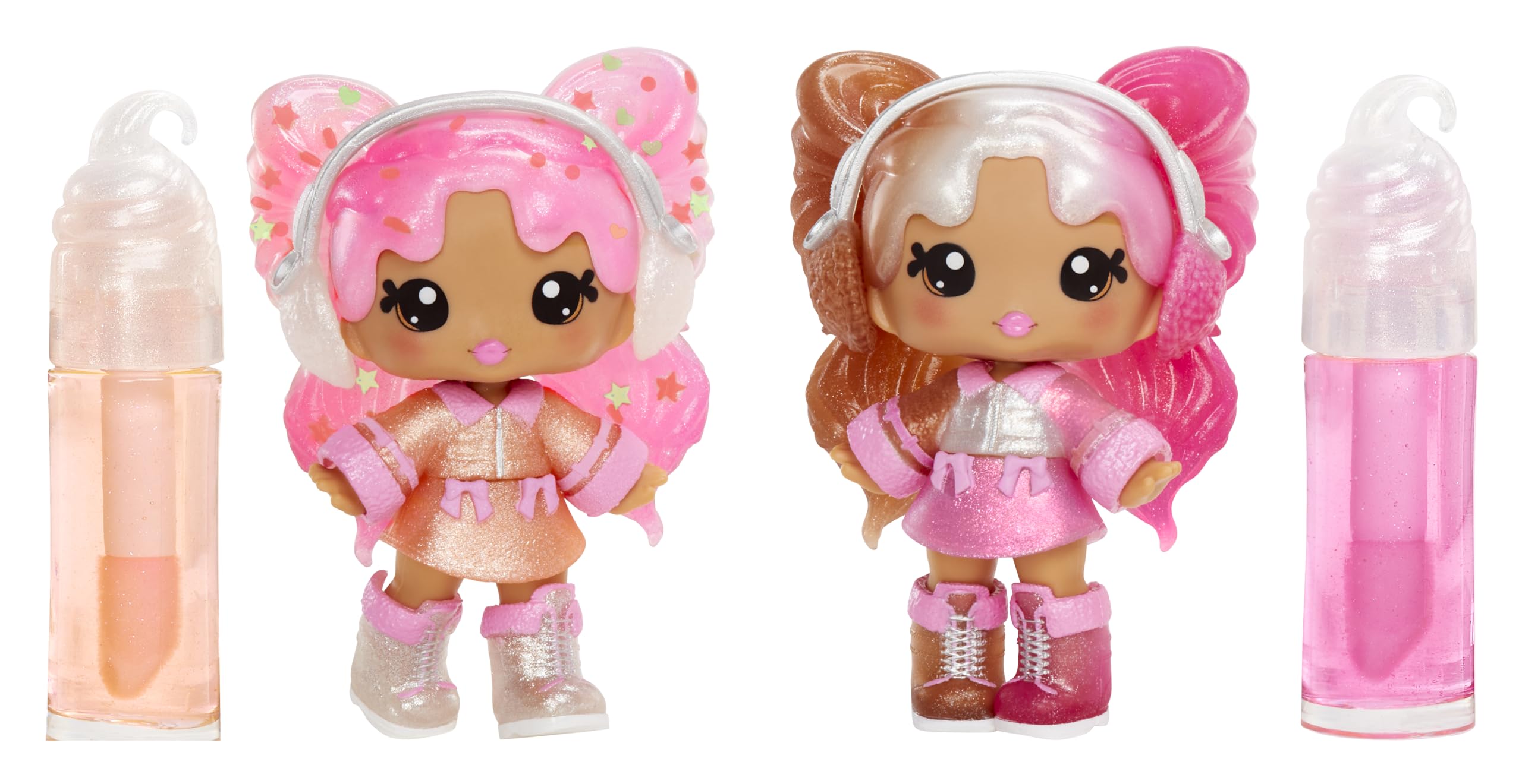 Yummiland Lipgloss-Puppe – DIY-Lipgloss-Set mit duftender Figur und individuell gestaltbarer Mode – ab 3 Jahren