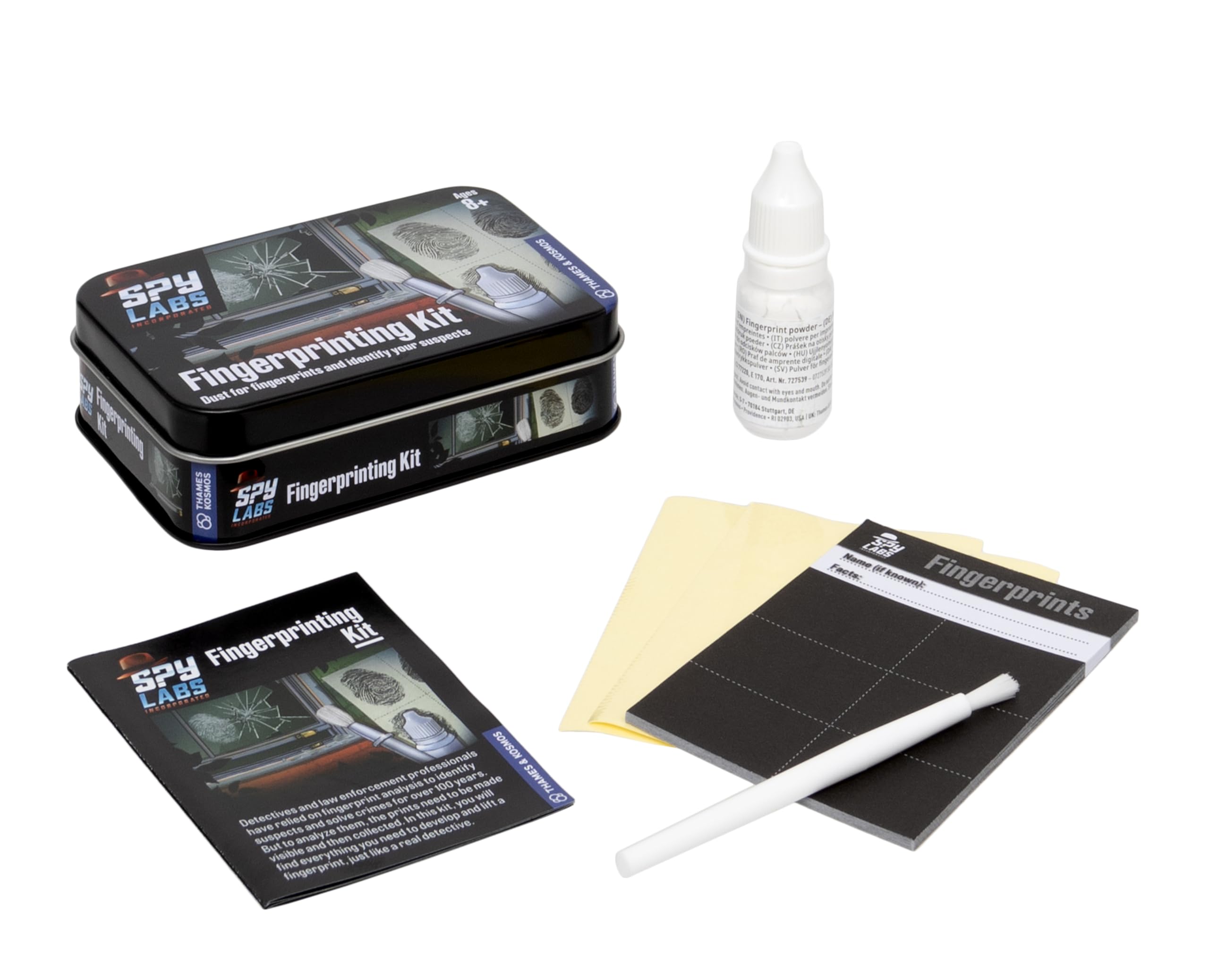Thames & Kosmos Spy Labs Fingerprinting Kit - Forensic Science Toy for Kids 8+