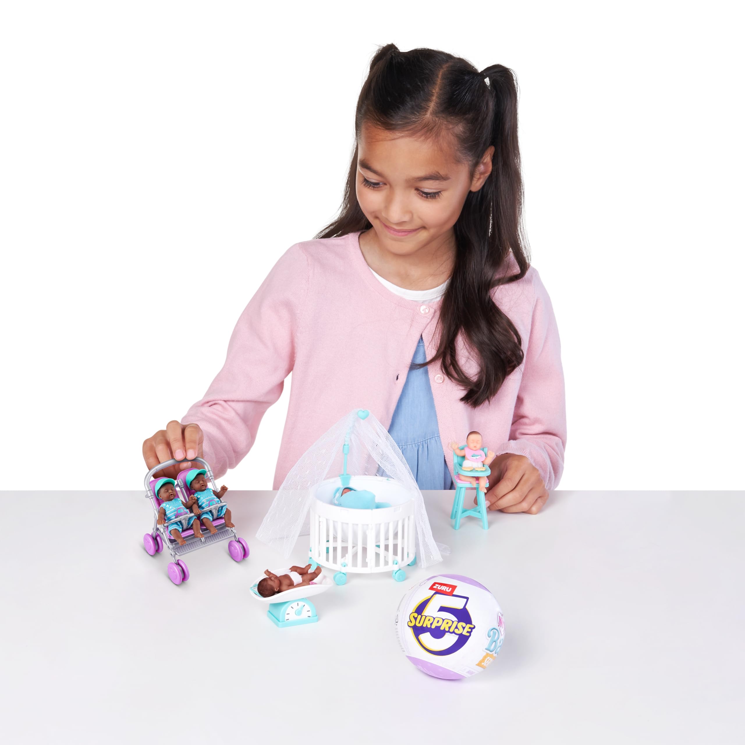5 Surprise My Mini Baby Serie 2 von ZURU – Sammelbare Mystery-Kapsel mit Spielset, ab 3 Jahren