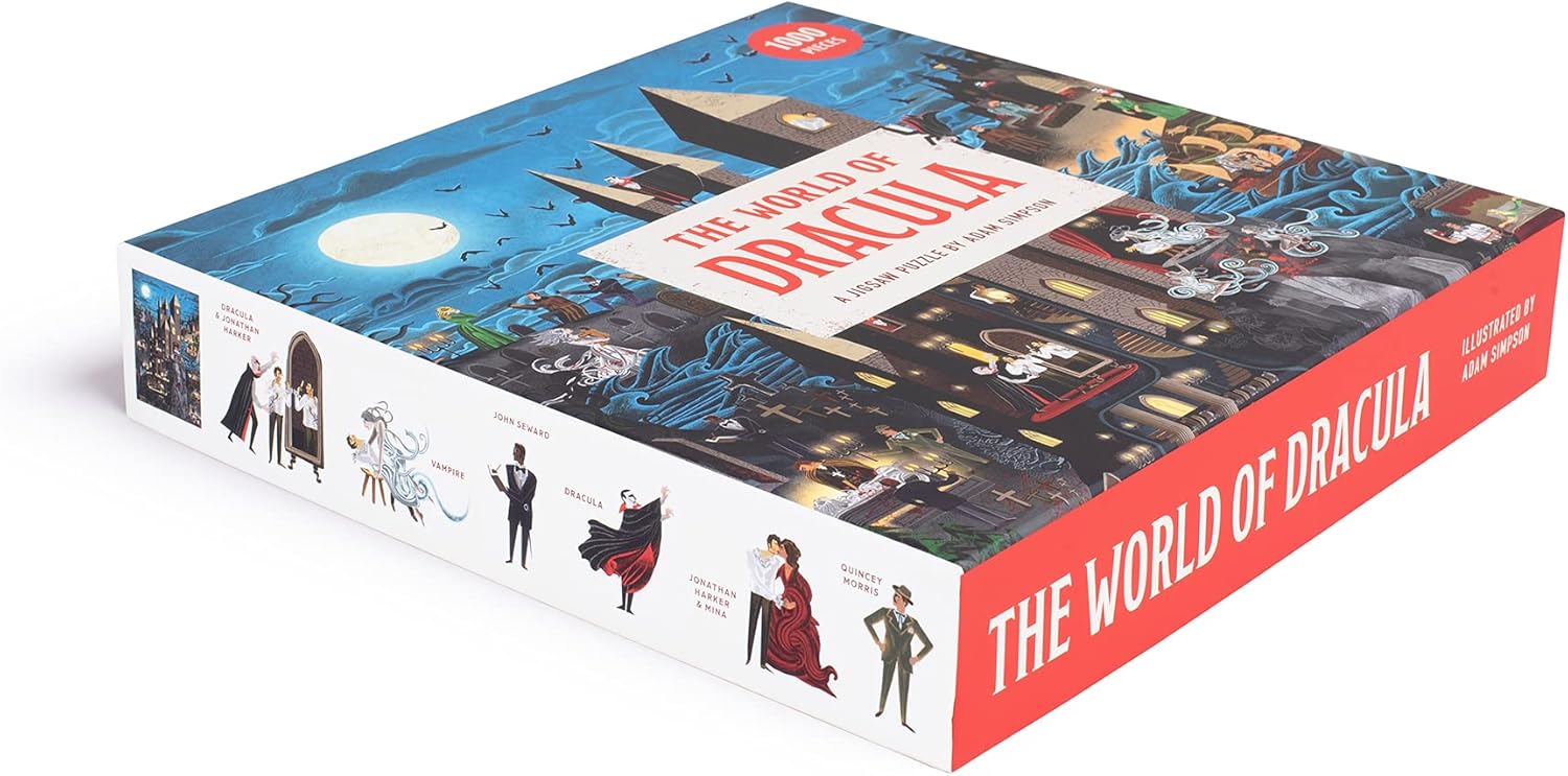 Die Welt von Dracula Puzzle – 1.000-teiliges Gothic-Puzzle von Adam Simpson