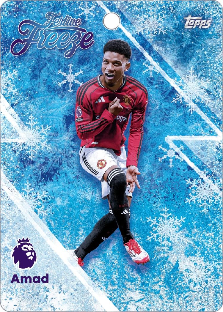 Topps Premier League 2026 – Debüt-Edition-Countdown-Kalender mit festlichen Parallel- und Freeze-Karten
