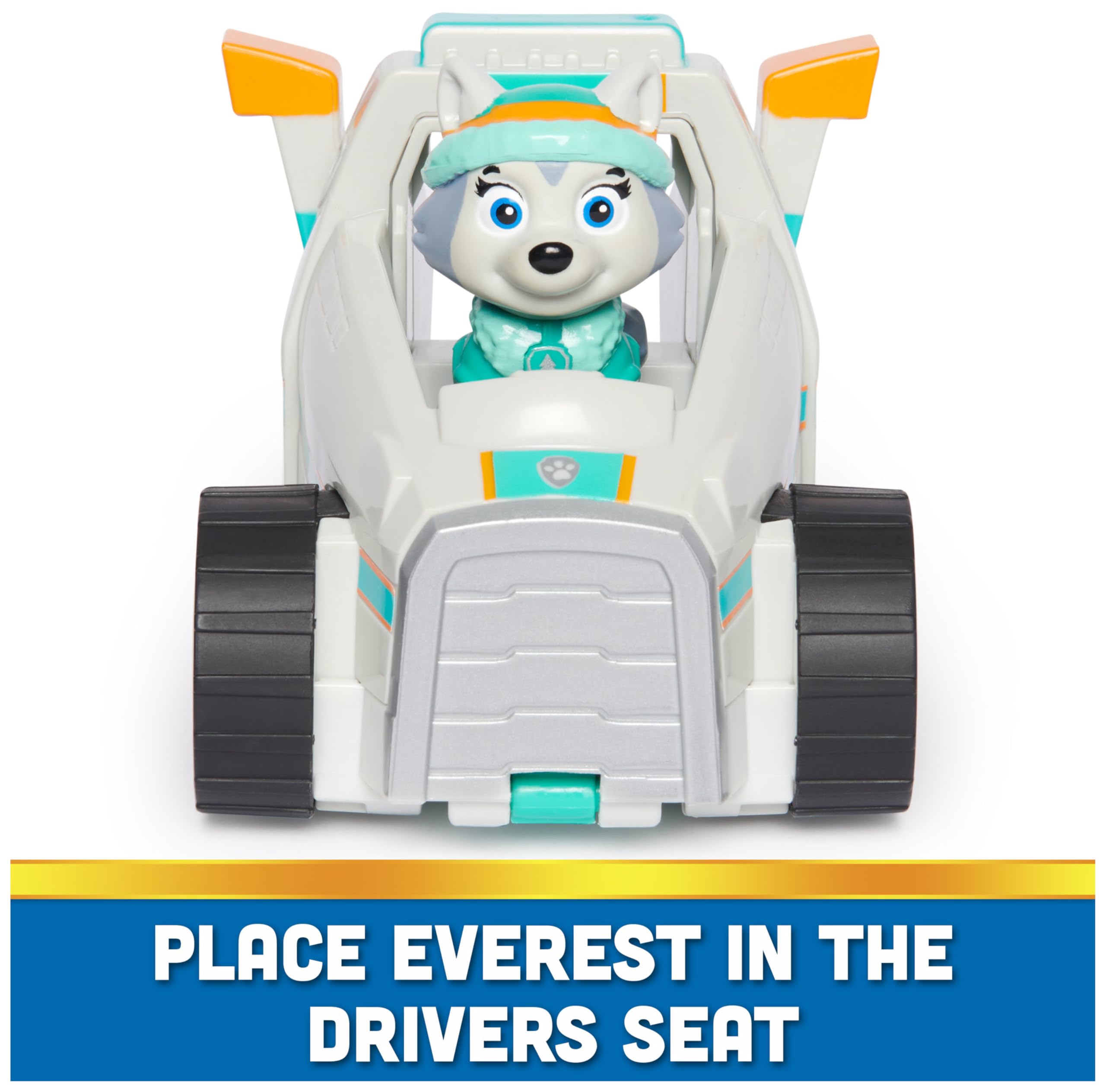 Paw Patrol Everests Schneepflug – Sammelfahrzeug mit Actionfigur, ab 3 Jahren