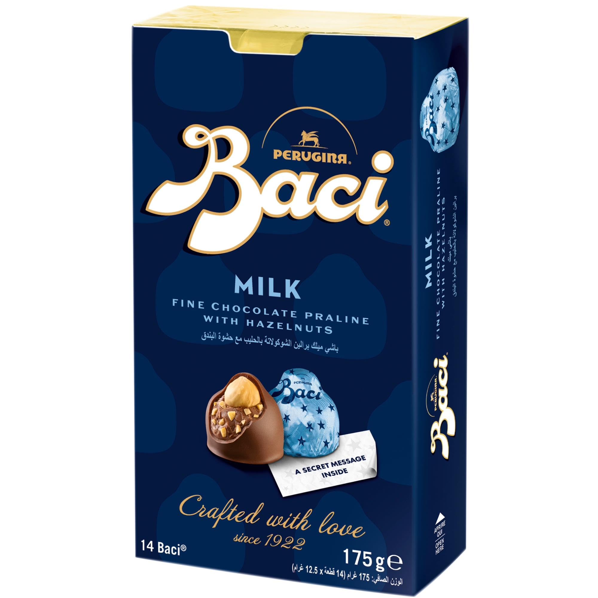 BACI - Milk Bijou Schokolade Edelkakaotrüffel mit Haselnüssen, 175g