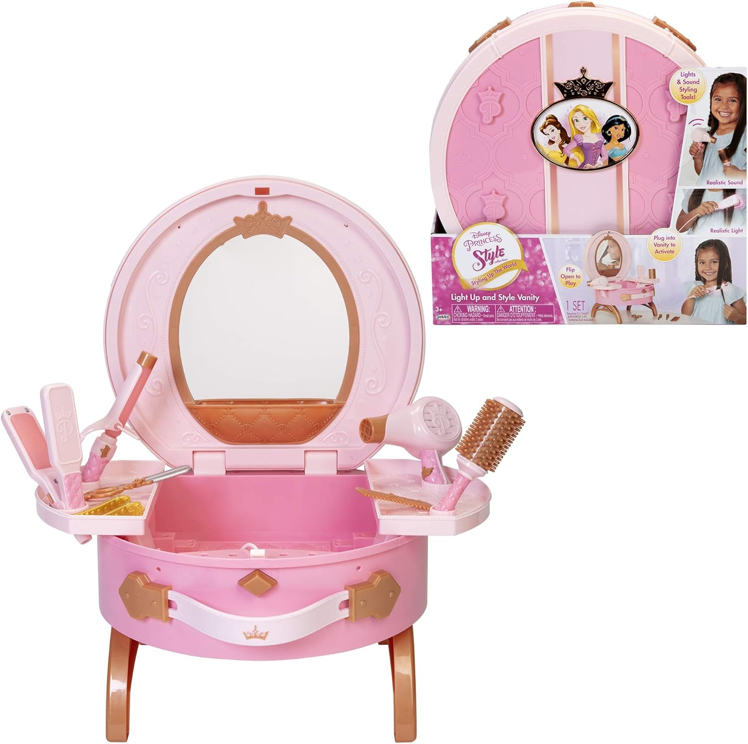 Disney Princess Style Collection – Disney Princess Light Up & Style Schminktisch (Modell 12345)
