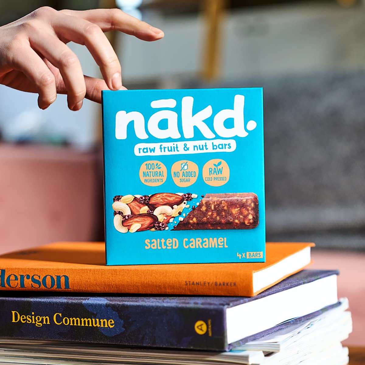 Nakd Cashew Cookie Natürliche Frucht- und Nussriegel – Vegan, Glutenfrei, Ohne Zuckerzusatz – 35 g x 18