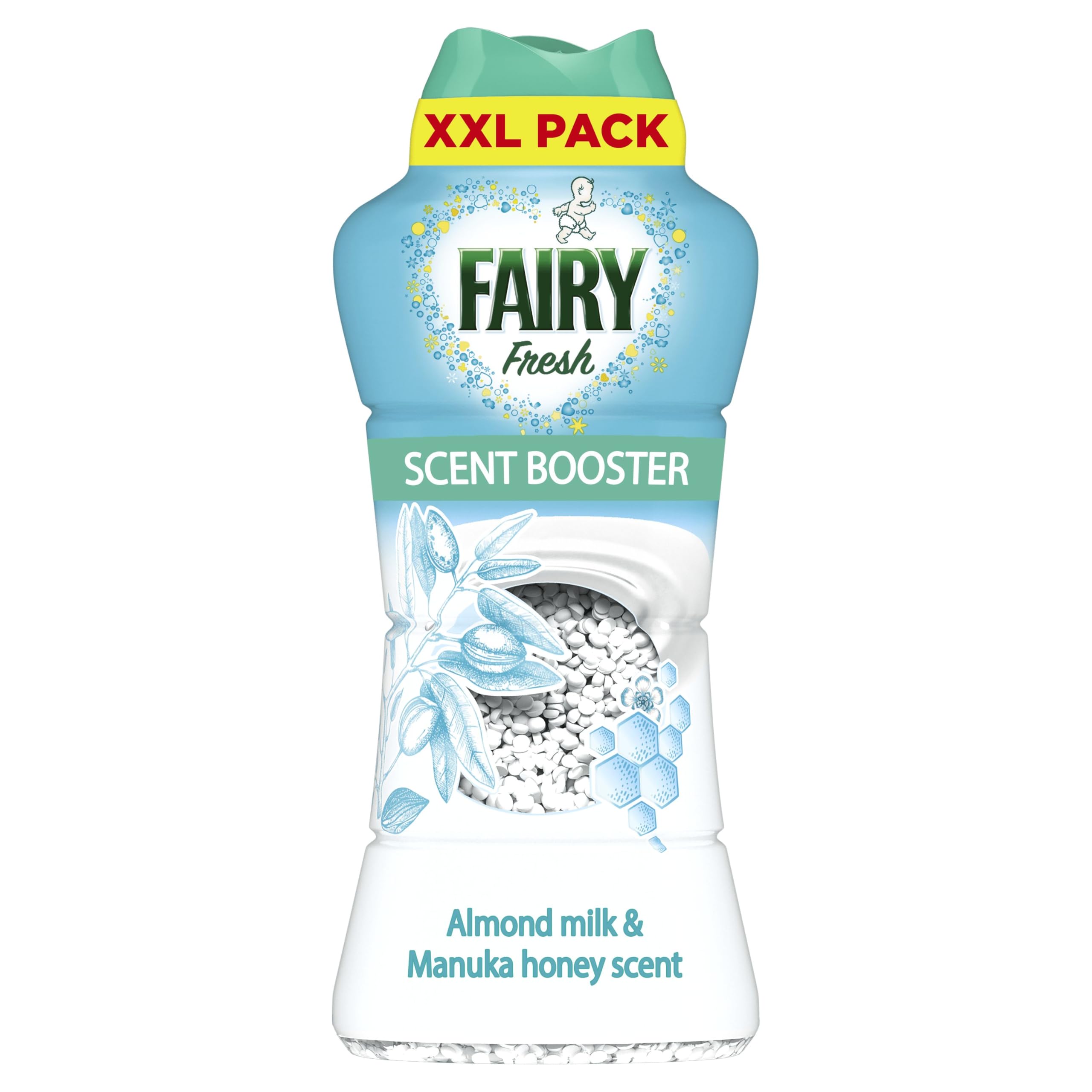 Fairy - Frischer Weichspüler Mandelmilch & Manuka-Honig (735g)