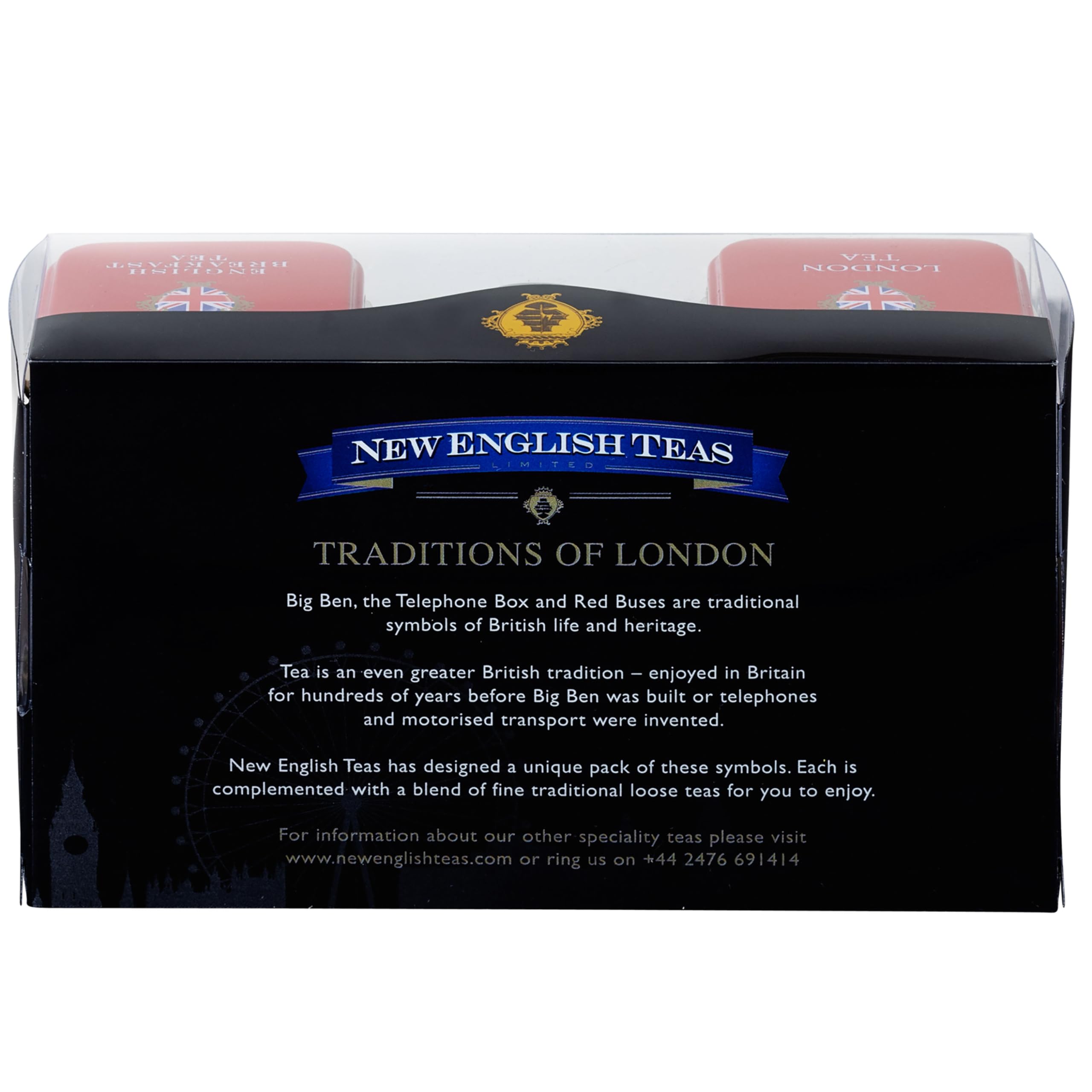 New English Teas Traditions of London Mini-Dose Dreierpackung Loser Tee 65 g
