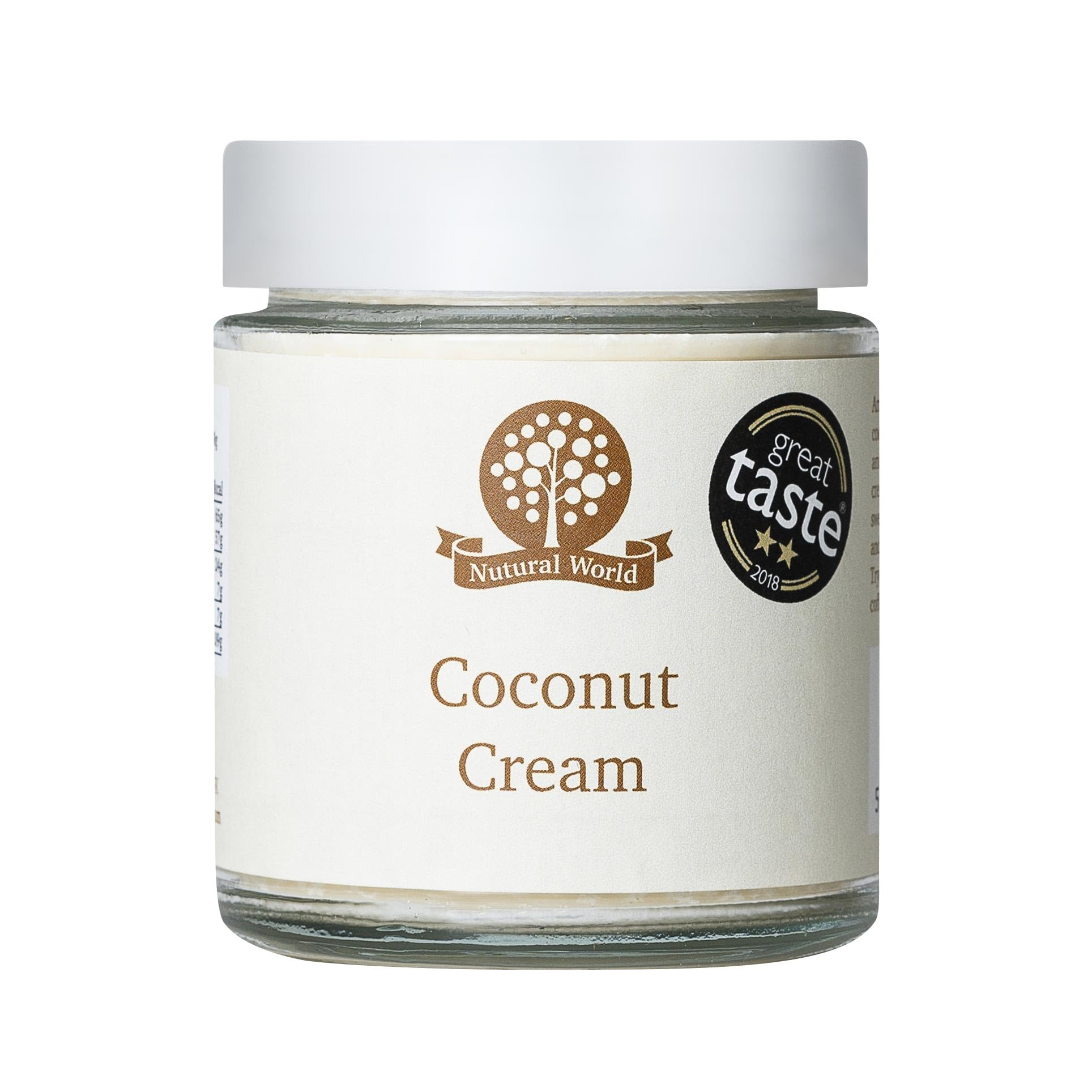 Nutural World Kokoscreme (170 g) – 100 % rein, ohne Zusatzstoffe, Gewinner des Great Taste Award