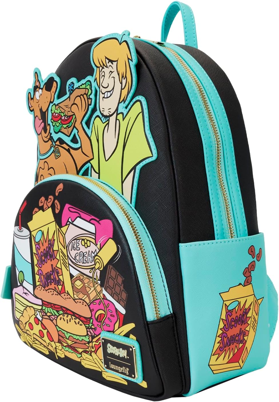 Loungefly Scooby-Doo Munchies Schultertasche mit Doppelriemen