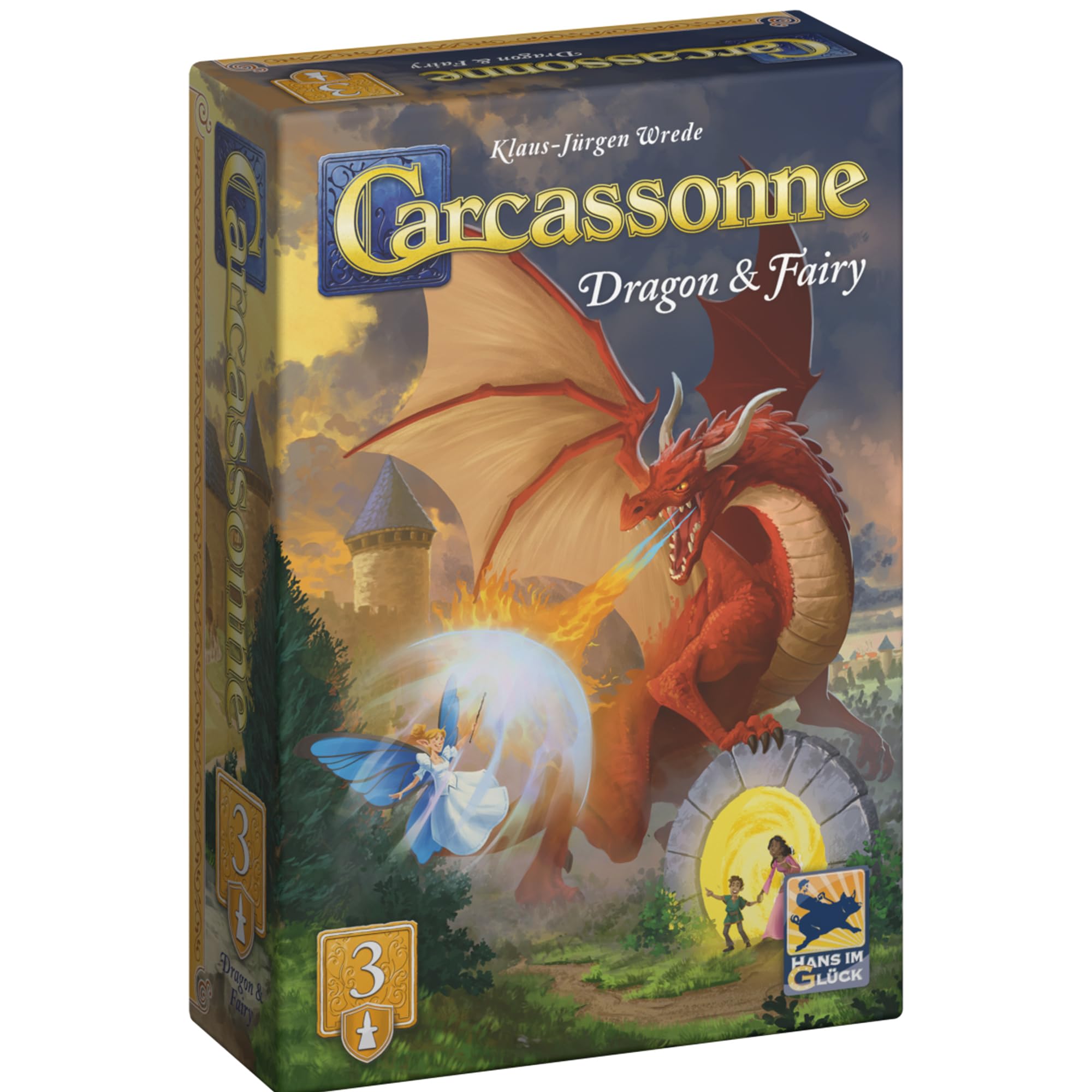 Hans im Glück Carcassonne: Dragon & Fairy Expansion 3 Refresh Board Game