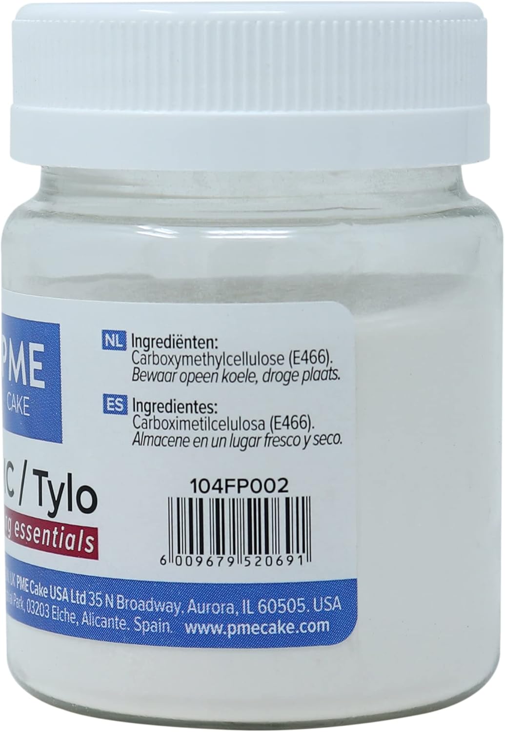 PME - CMC/Tylo Blütenblattpulver, Zuckerpastenverdicker und Blütenpastenbinder, 55 g