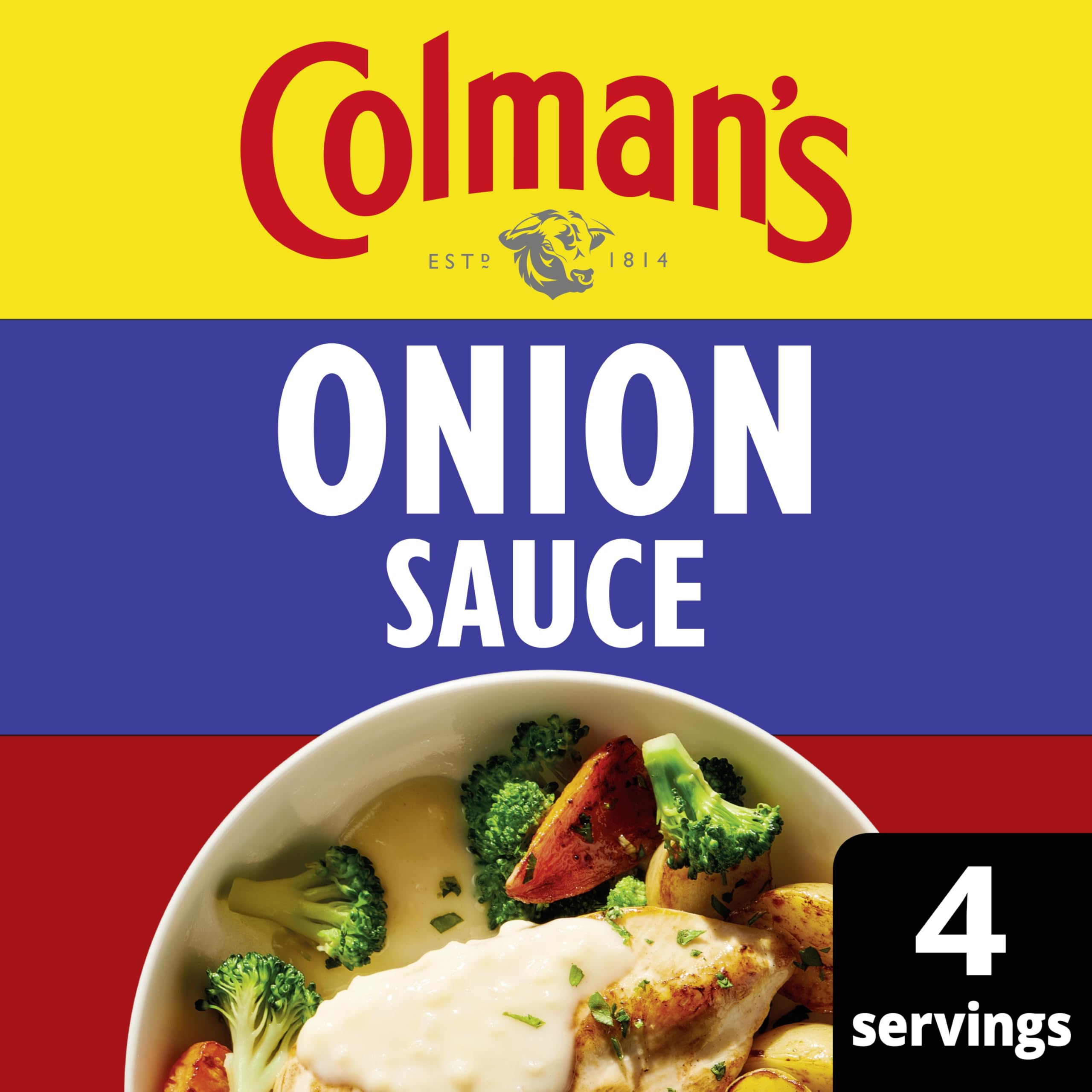 Colman's - Zwiebelsaucenmischung mit Kräutern und Gewürzen für Mahlzeiten unter der Woche