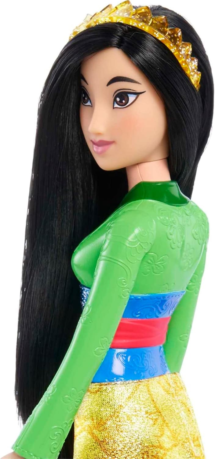 Bewegliche Mulan-Modepuppe – funkelndes, vom Film inspiriertes Outfit, ab 3 Jahren