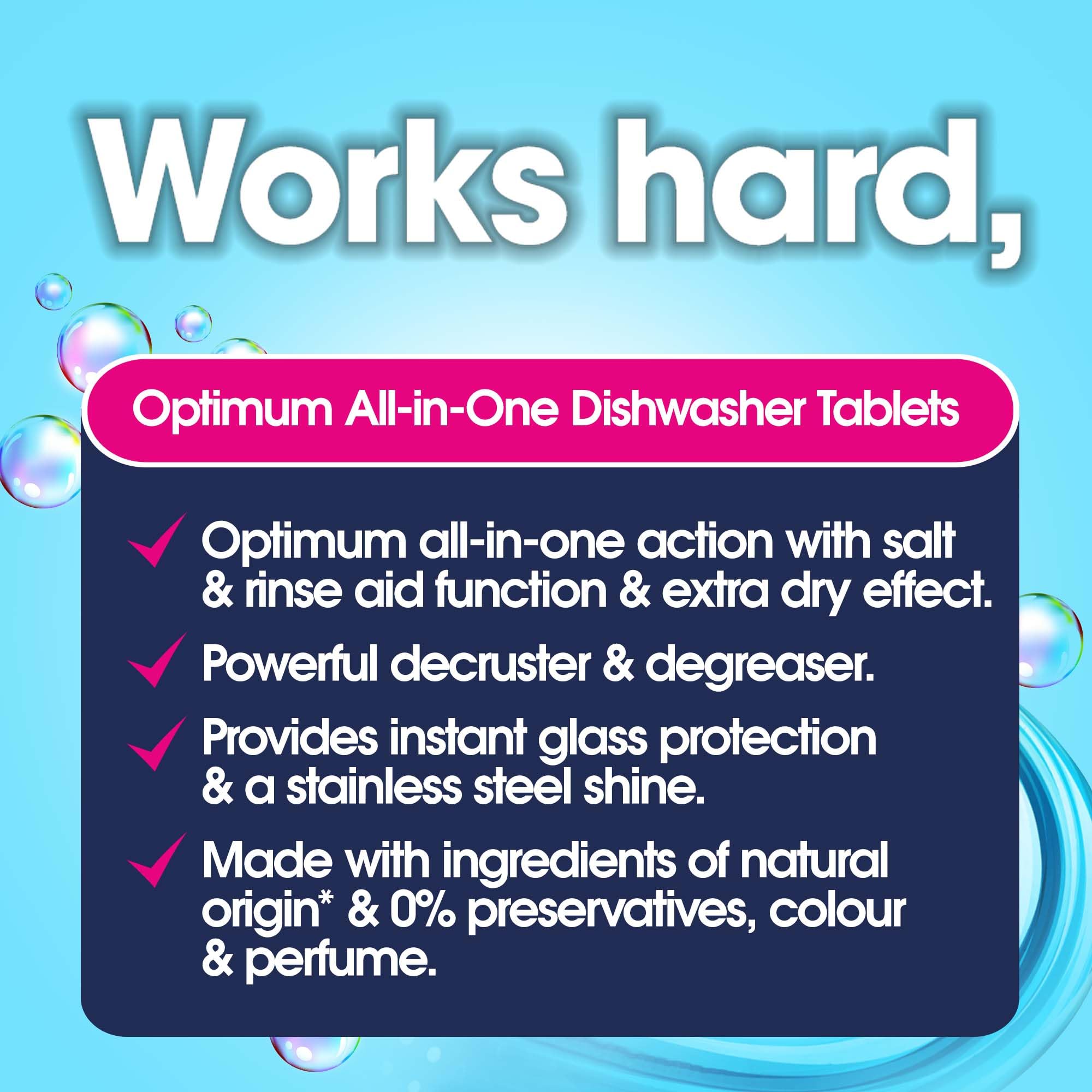 Ecozone Optimum All-in-One Geschirrspültabs, 30er-Pack