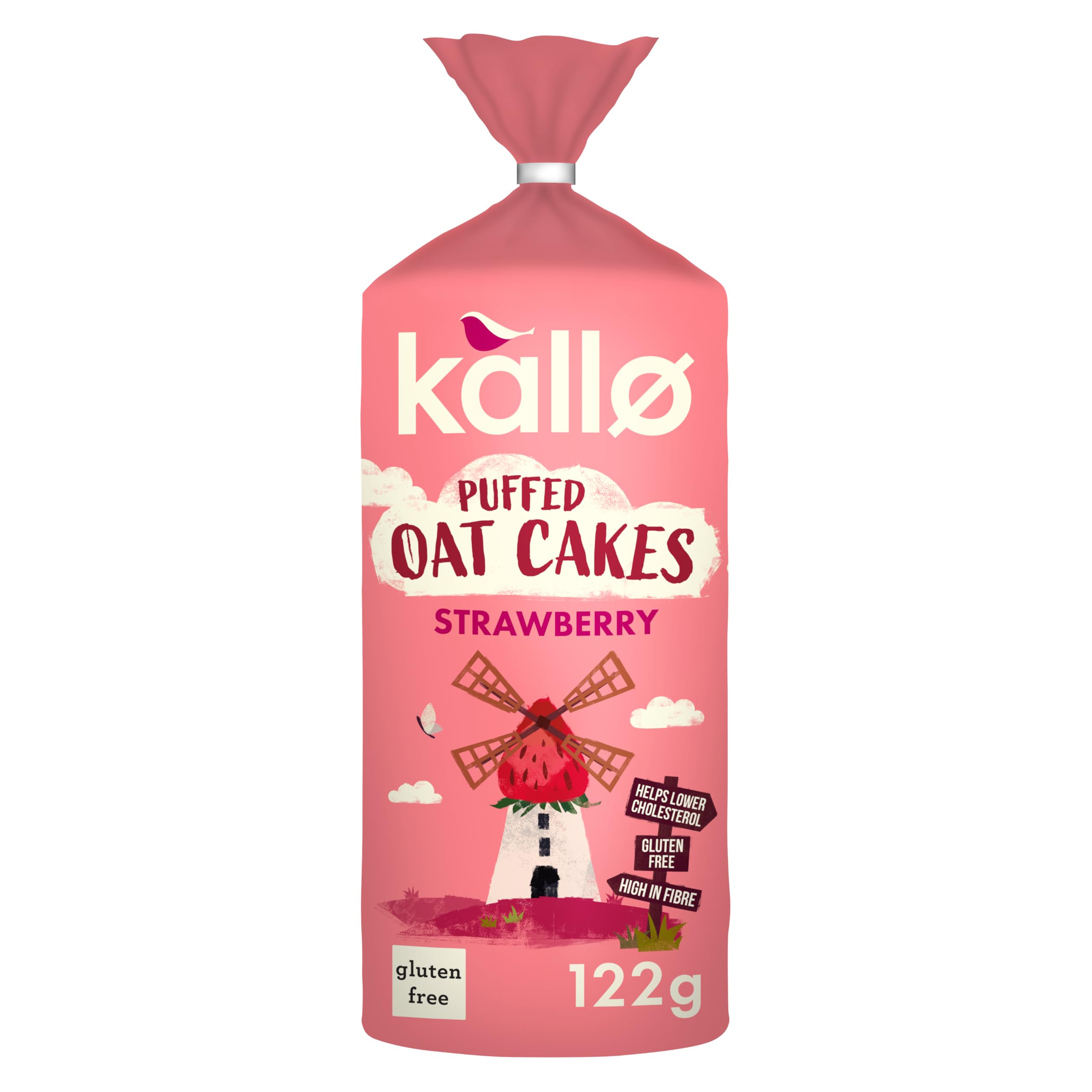 Kallo Erdbeer-Haferflockenkuchen – Glutenfrei, ballaststoffreich, cholesterinsenkend
