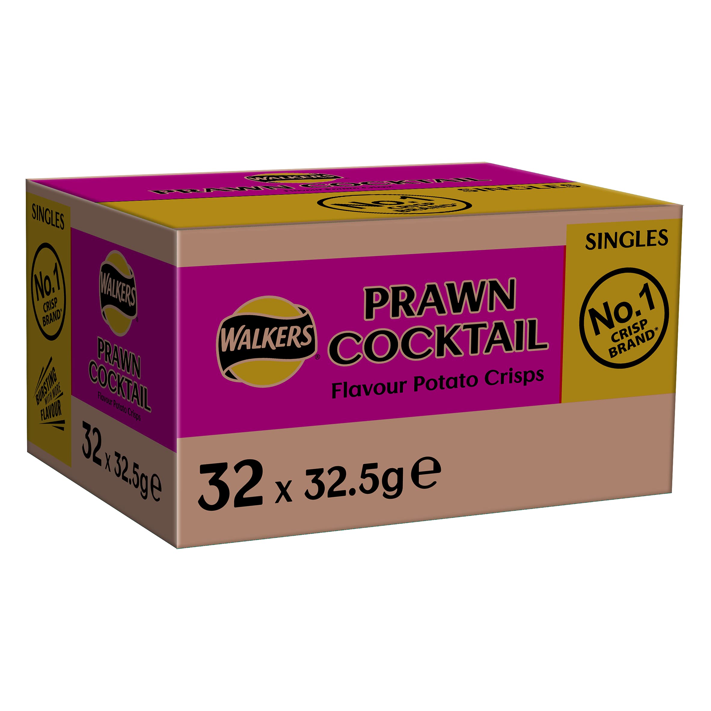 Walkers - Krabbencocktail-Chips 32 x 32,5 g Multipack