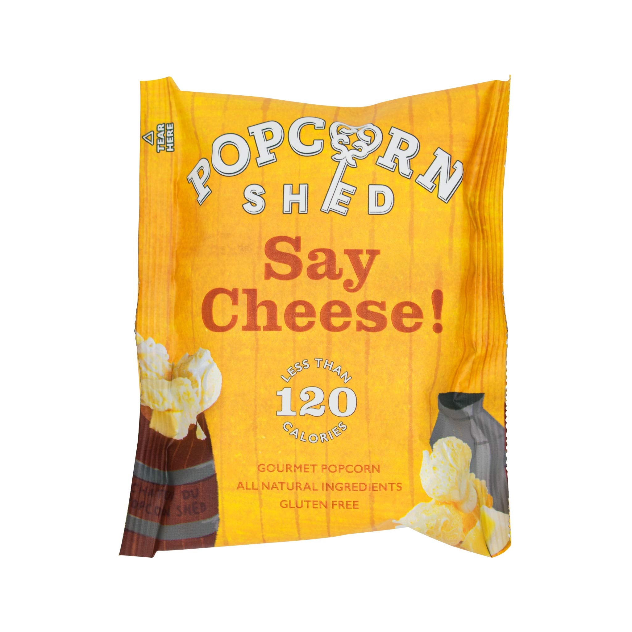 Popcorn Shed Say Cheese Gourmet-Popcorn-Snack-Packung – Cheddar-Käse-Geschmack